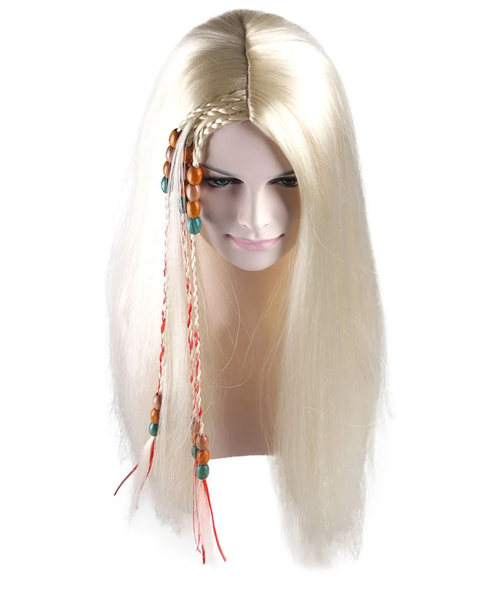Adult Women's Bride Cosplay Wig , Blonde Character Cosplay Halloween Wig , Premium Breathable Capless Cap