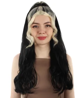 Adult Women's Brown K-pop Girl Group Singer Ponytail Wig, Best for Halloween, Flame-retardant Synthetic Fiber