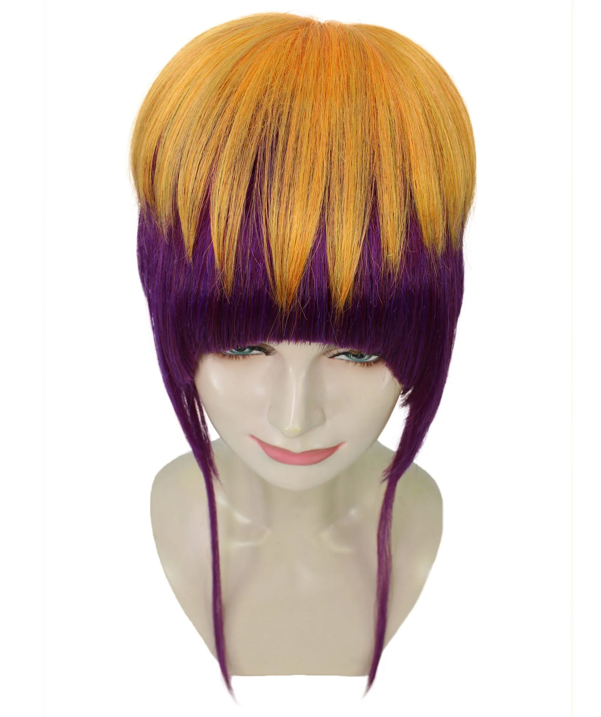 Adult Women's Cosplay Colorful Wig I Synthetic Fiber I Capless Cap I Perfect for Halloween