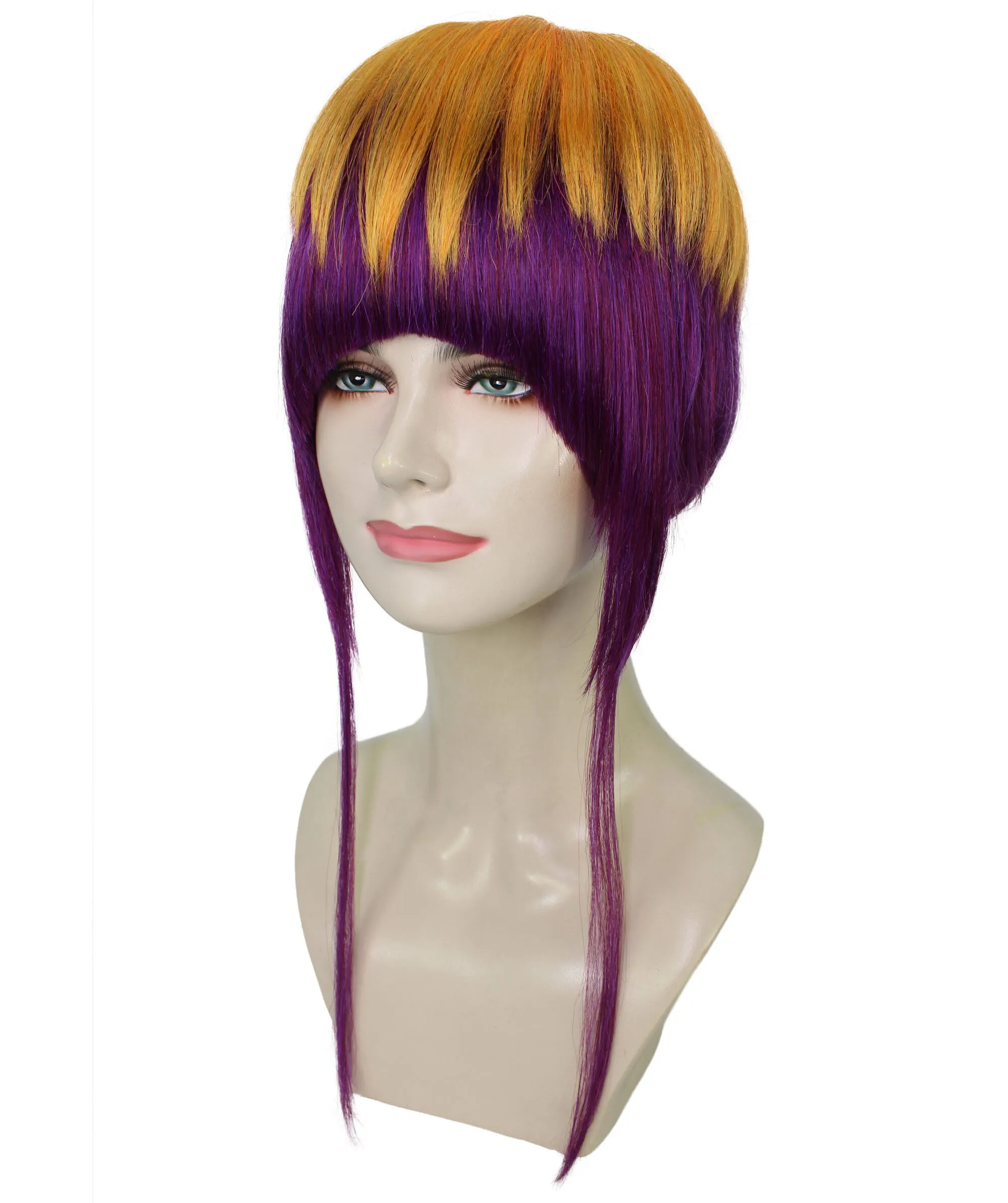 Adult Women's Cosplay Colorful Wig I Synthetic Fiber I Capless Cap I Perfect for Halloween