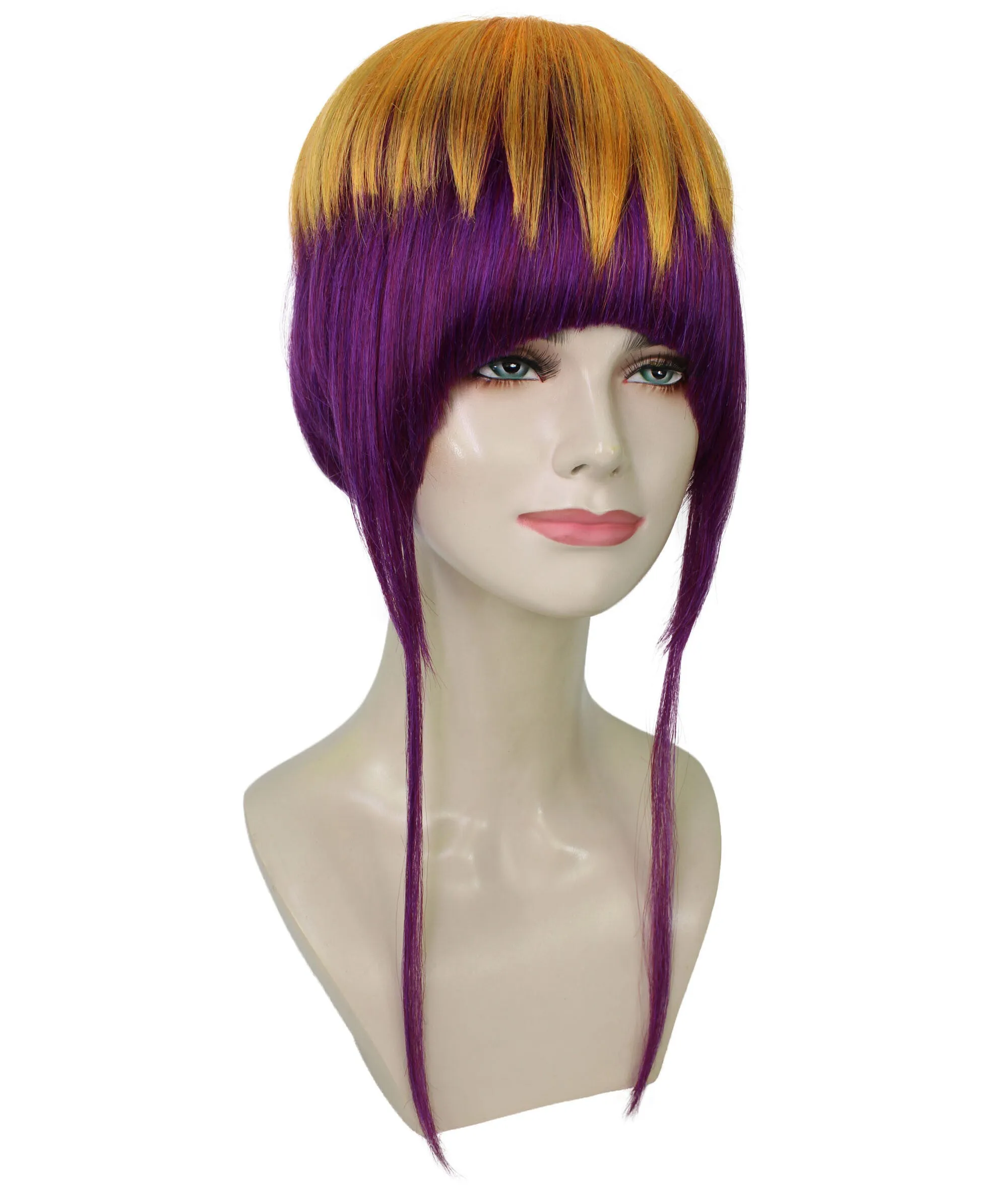Adult Women's Cosplay Colorful Wig I Synthetic Fiber I Capless Cap I Perfect for Halloween