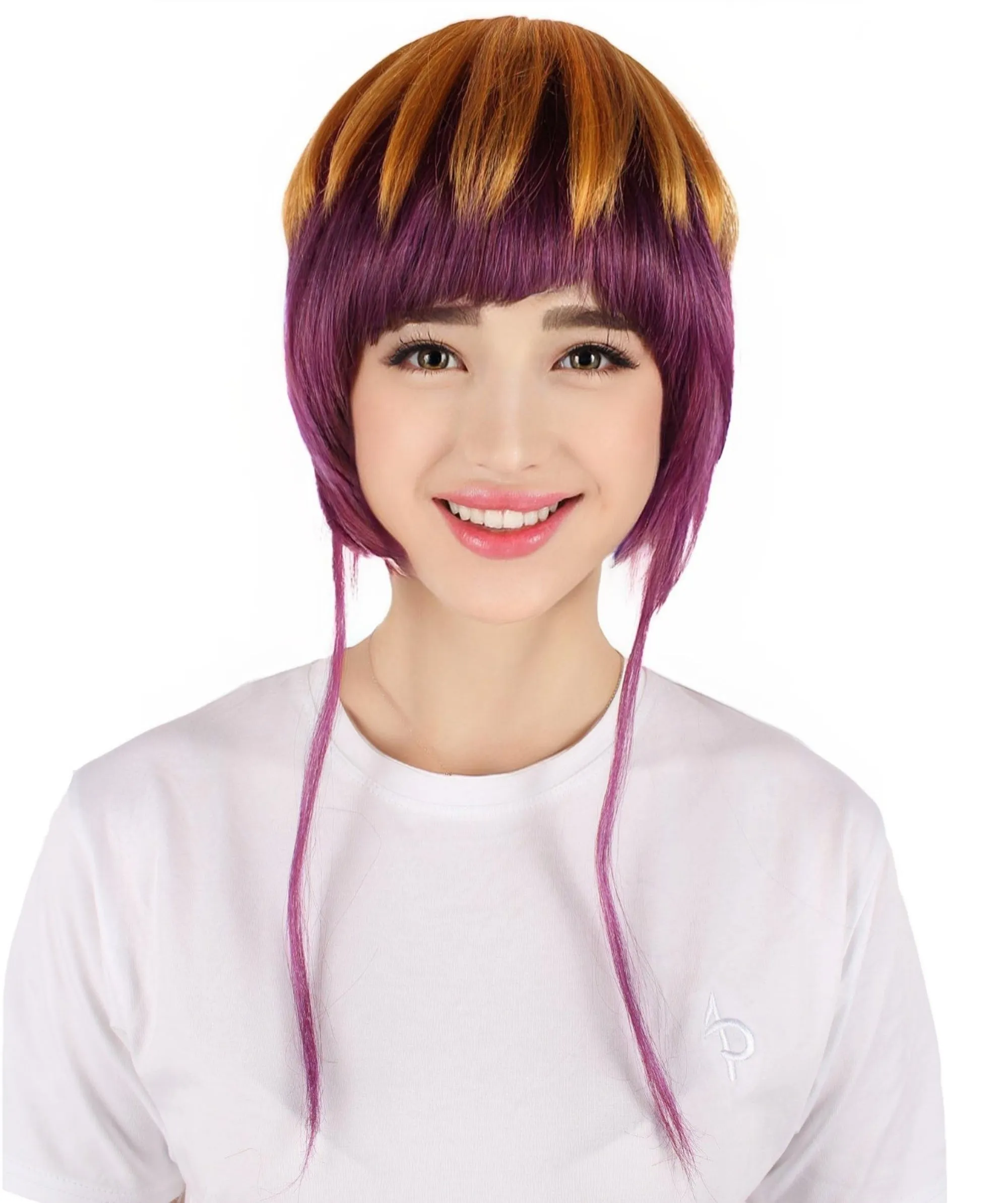 Adult Women's Cosplay Colorful Wig I Synthetic Fiber I Capless Cap I Perfect for Halloween