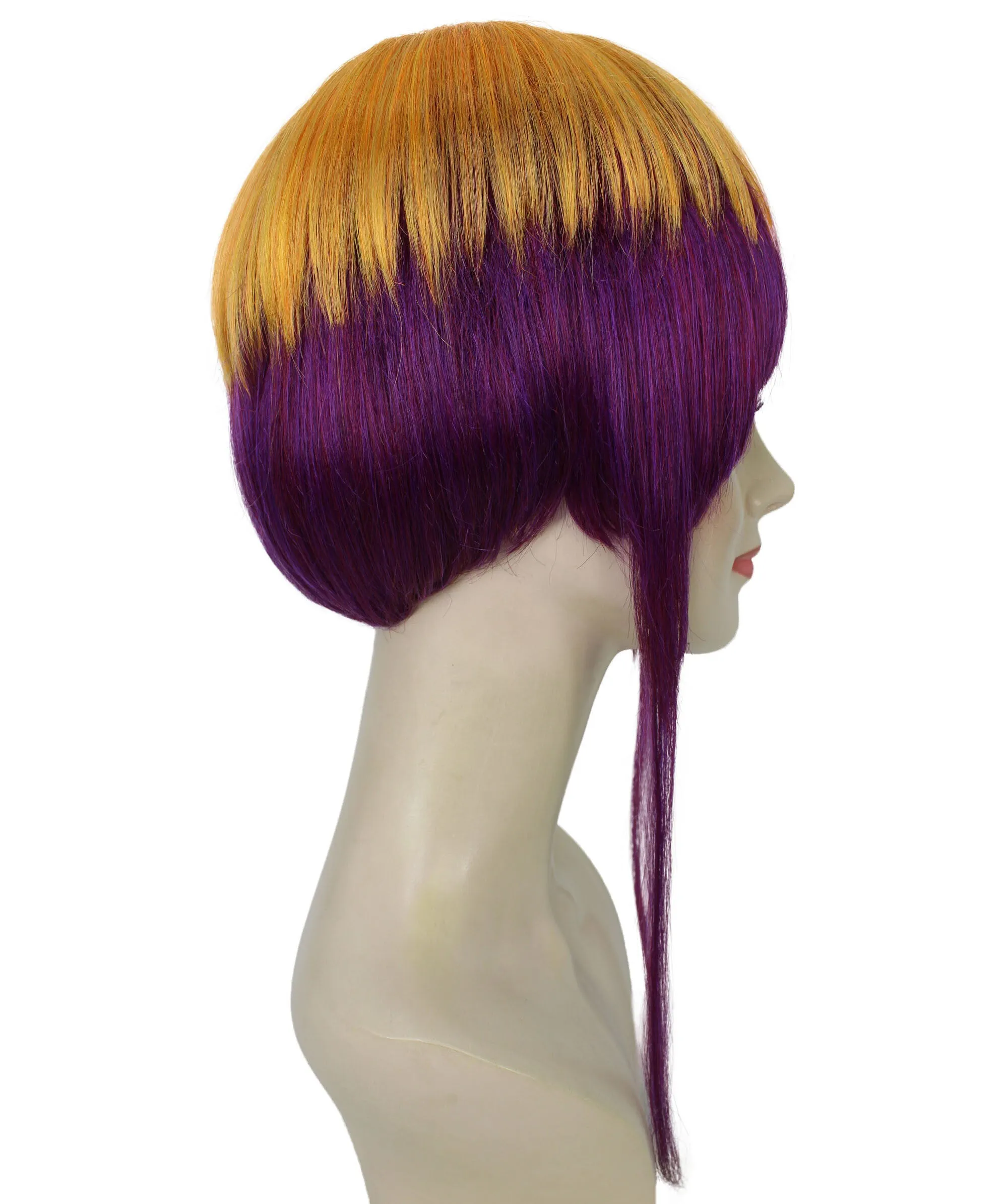 Adult Women's Cosplay Colorful Wig I Synthetic Fiber I Capless Cap I Perfect for Halloween