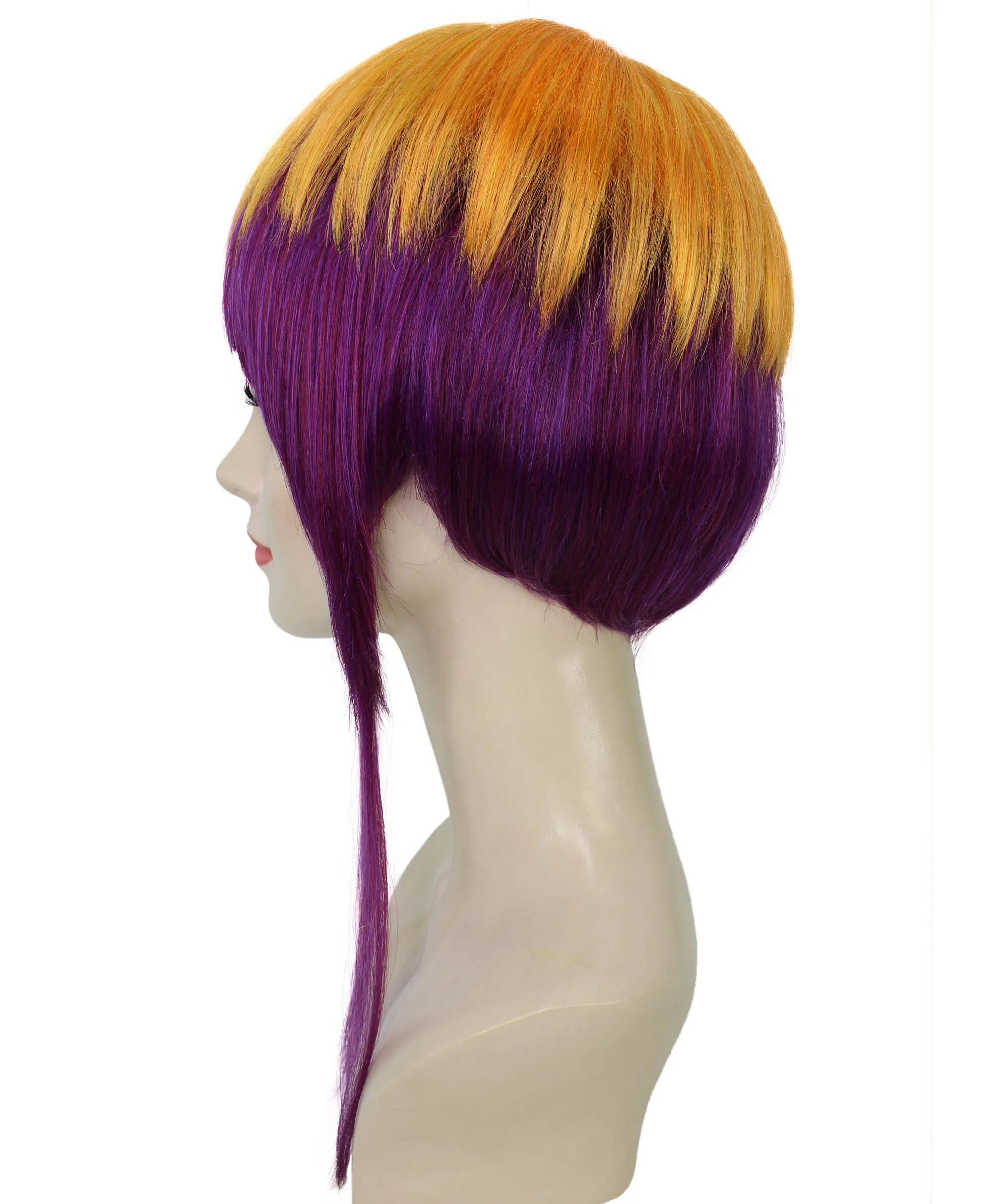 Adult Women's Cosplay Colorful Wig I Synthetic Fiber I Capless Cap I Perfect for Halloween