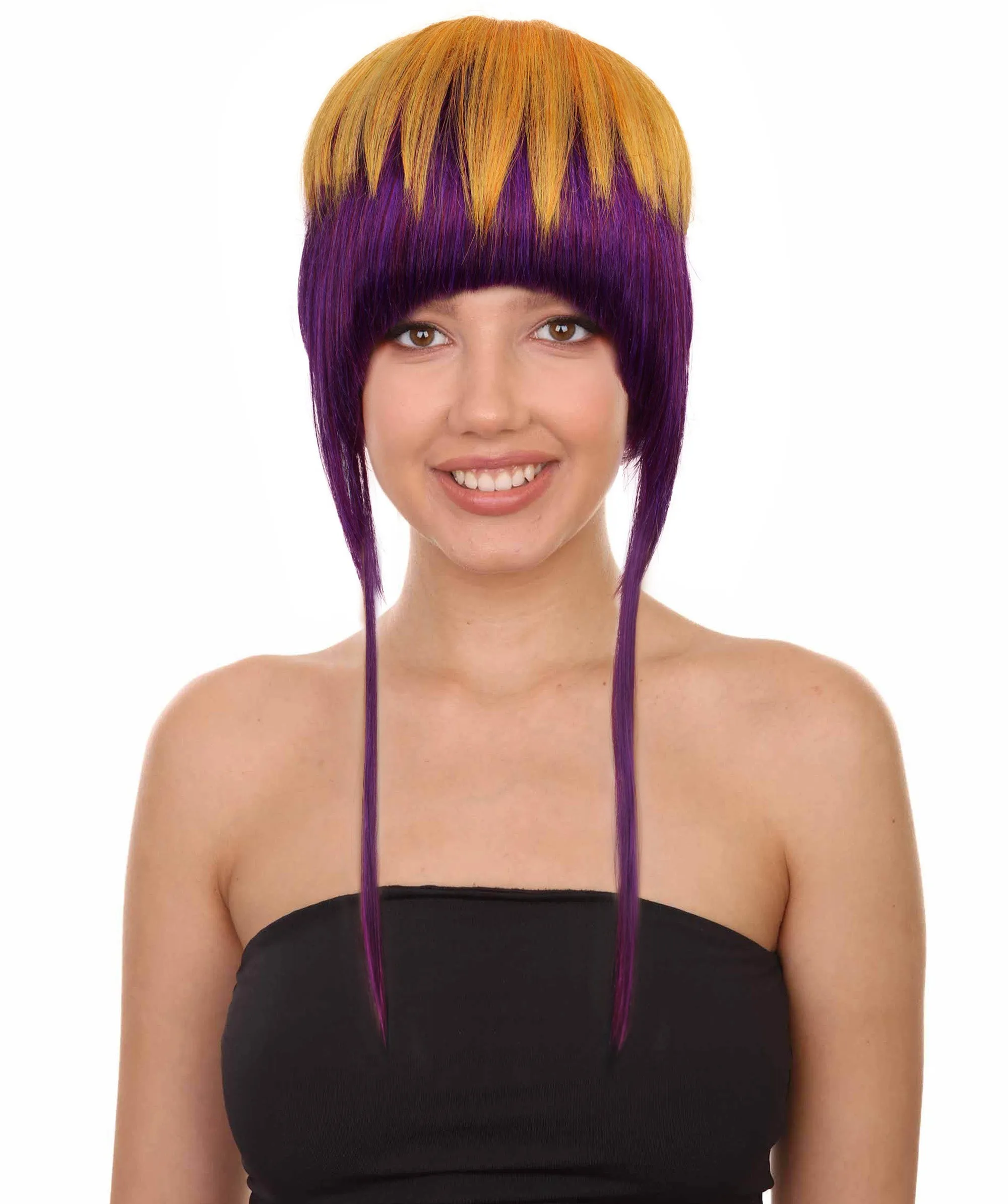 Adult Women's Cosplay Colorful Wig I Synthetic Fiber I Capless Cap I Perfect for Halloween
