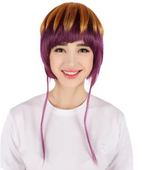Adult Women's Cosplay Colorful Wig I Synthetic Fiber I Capless Cap I Perfect for Halloween