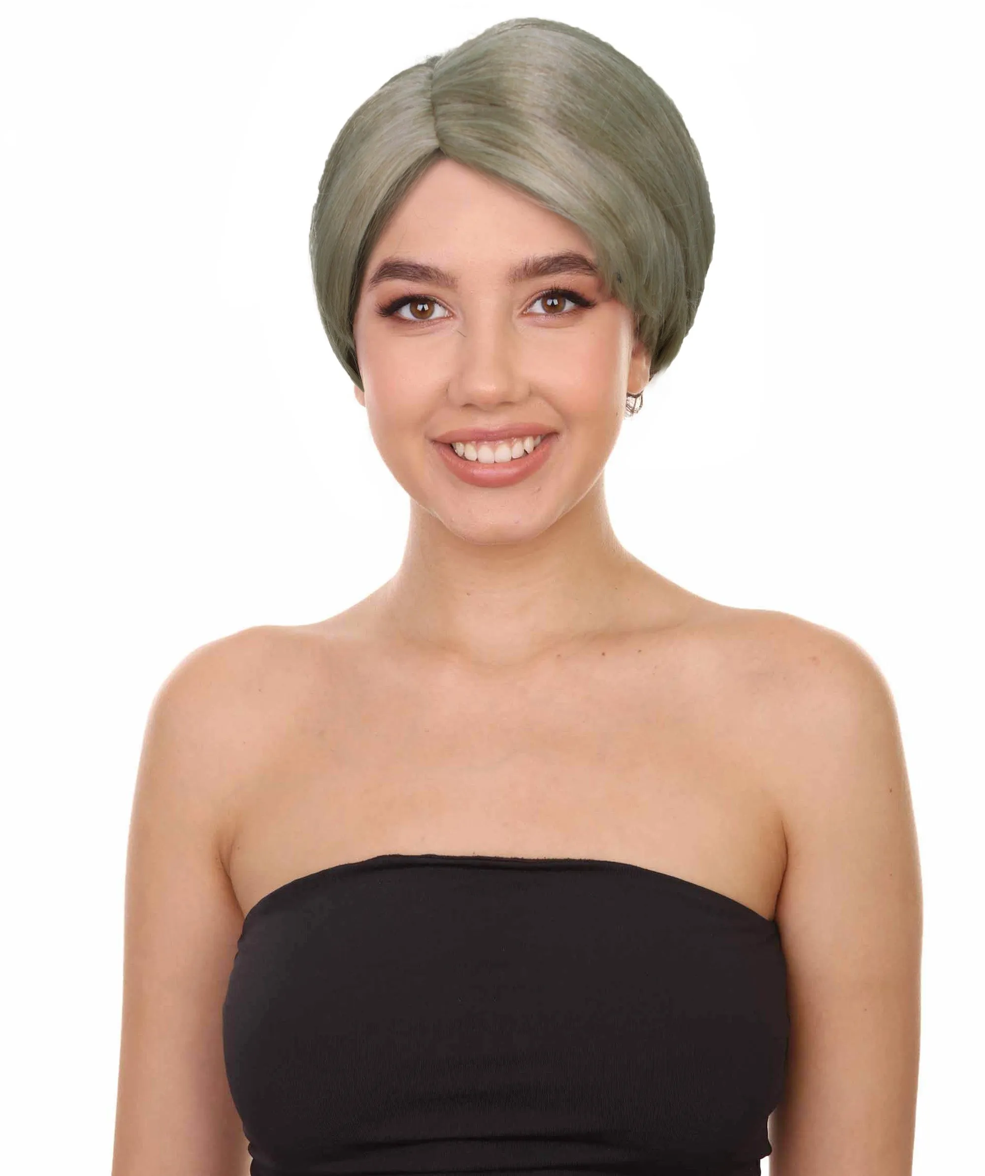 Adult Women's Custom Blonde Bun Wig | Perfect for Halloween | Capless Cap Design | Synthetic Fiber