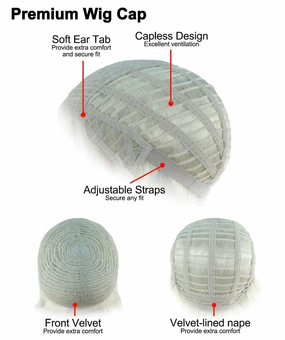 Adult Women's Custom Blonde Bun Wig | Perfect for Halloween | Capless Cap Design | Synthetic Fiber
