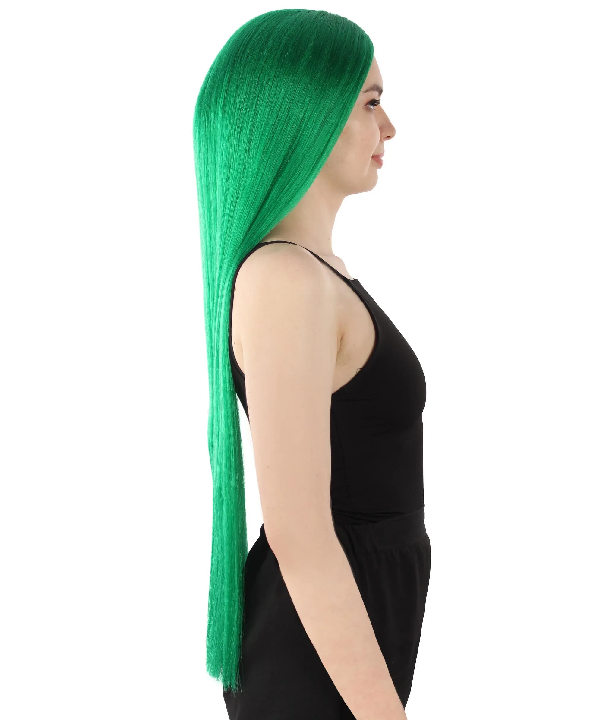 Adult Women's Extra Long Length 36" Inch No Bangs Cosplay Costume Hair Wig | HPO
