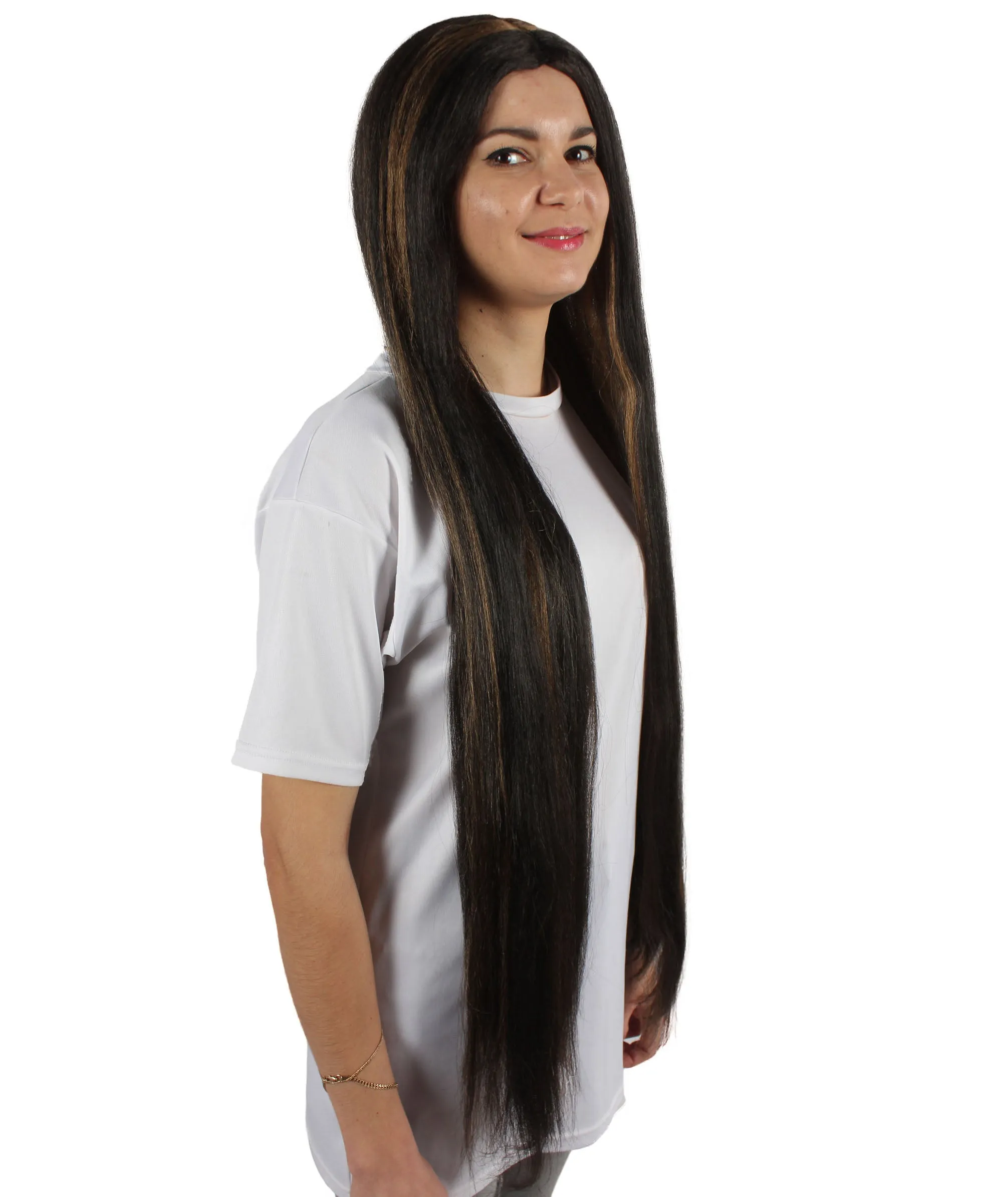 Adult Women's Extra Long Length 36" Inch No Bangs Cosplay Costume Hair Wig | HPO