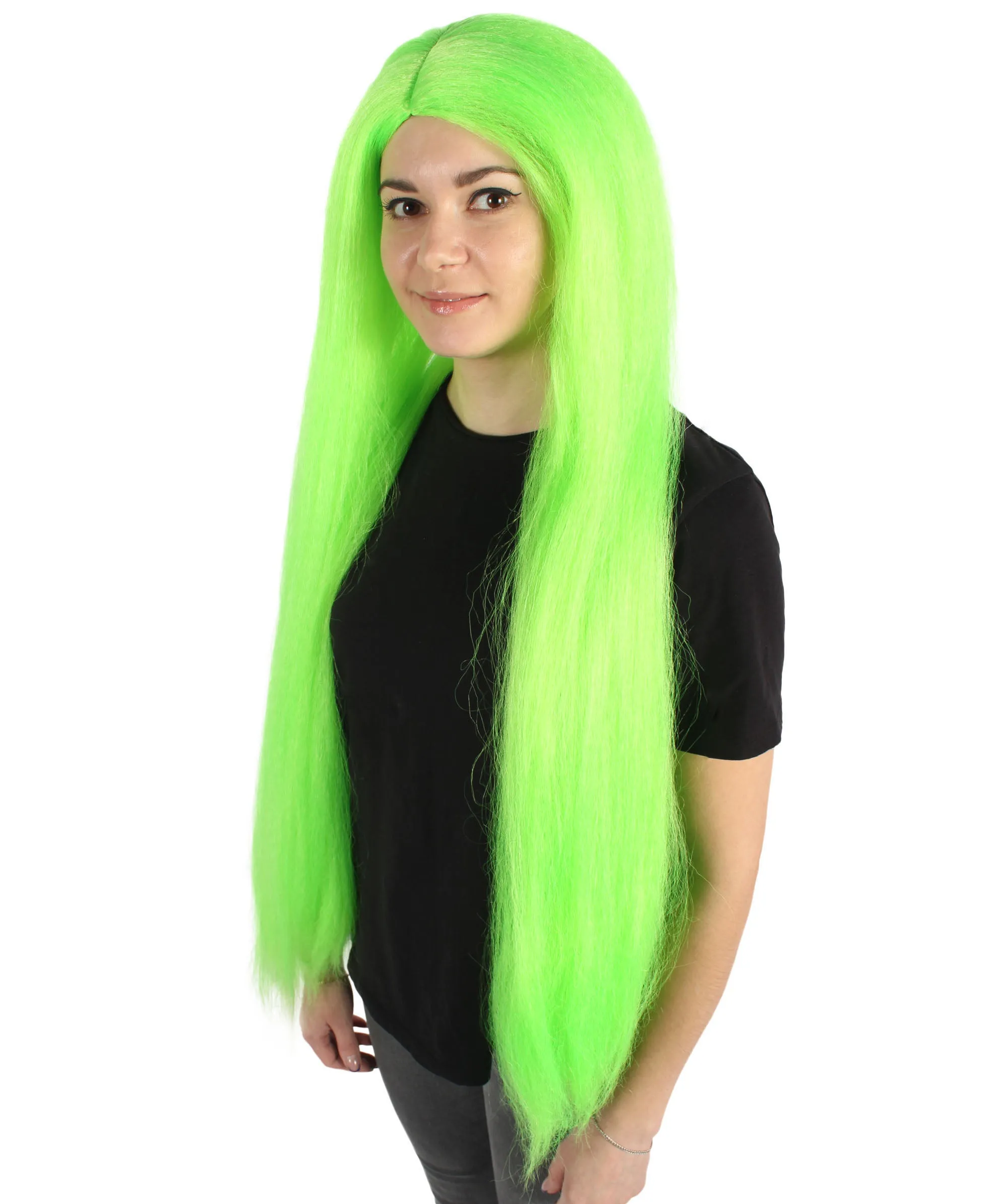 Adult Women's Extra Long Length 36" Inch No Bangs Cosplay Costume Hair Wig | HPO