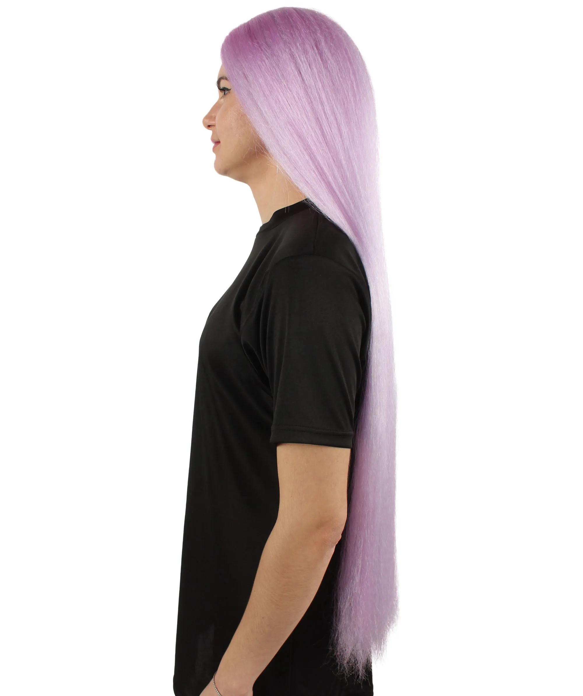 Adult Women's Extra Long Length 36" Inch No Bangs Cosplay Costume Hair Wig | HPO