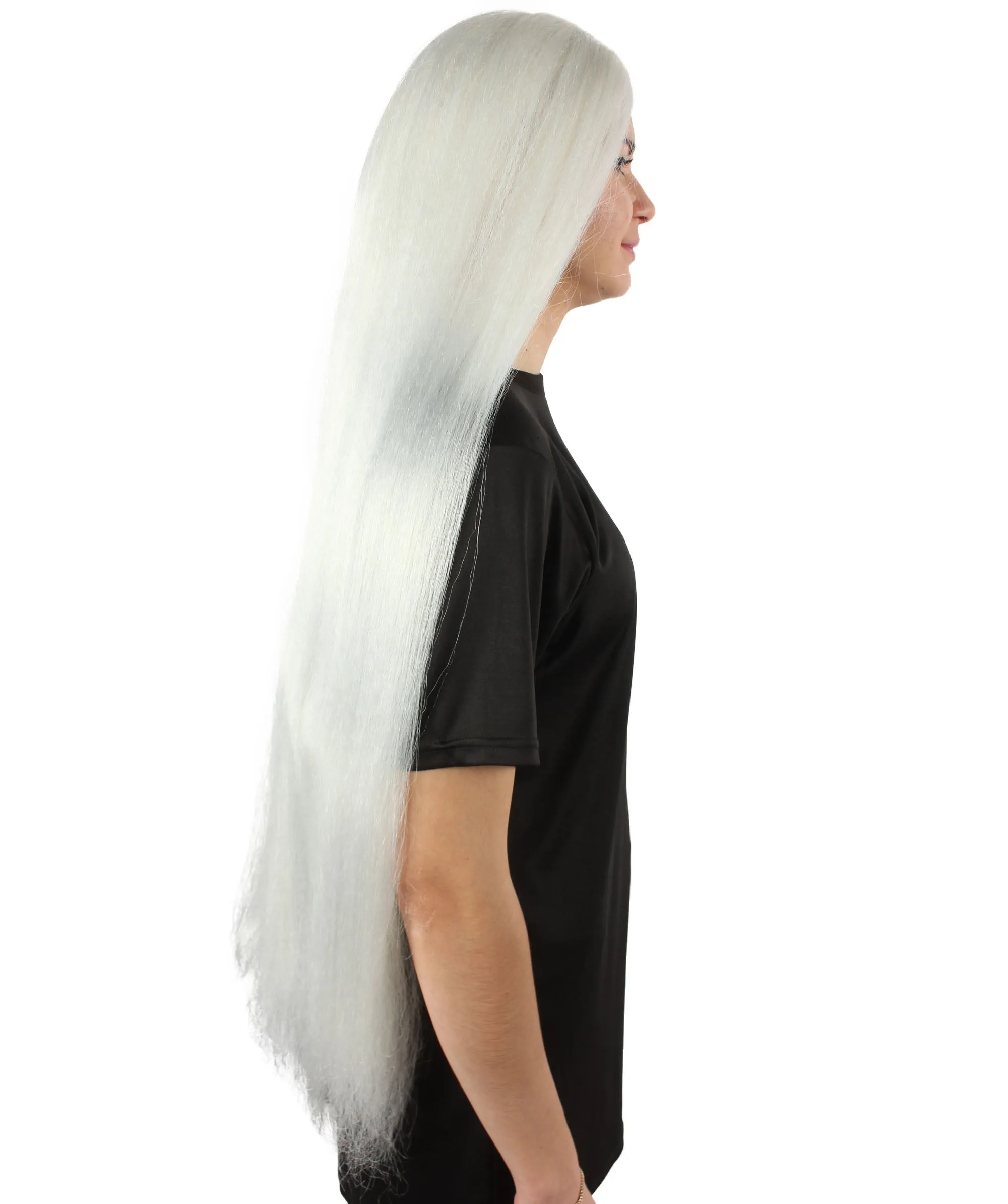 Adult Women's Extra Long Length 36" Inch No Bangs Cosplay Costume Hair Wig | HPO
