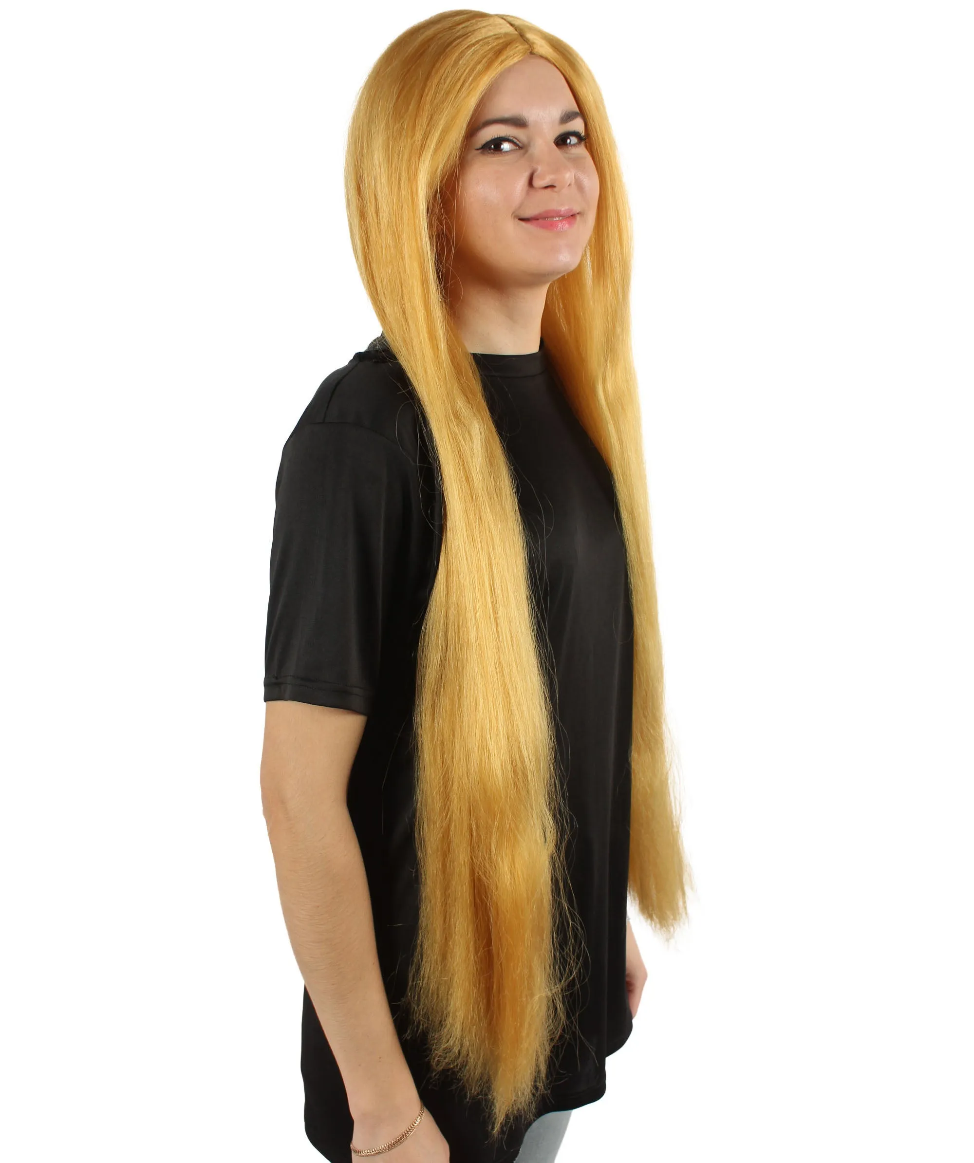 Adult Women's Extra Long Length 36" Inch No Bangs Cosplay Costume Hair Wig | HPO