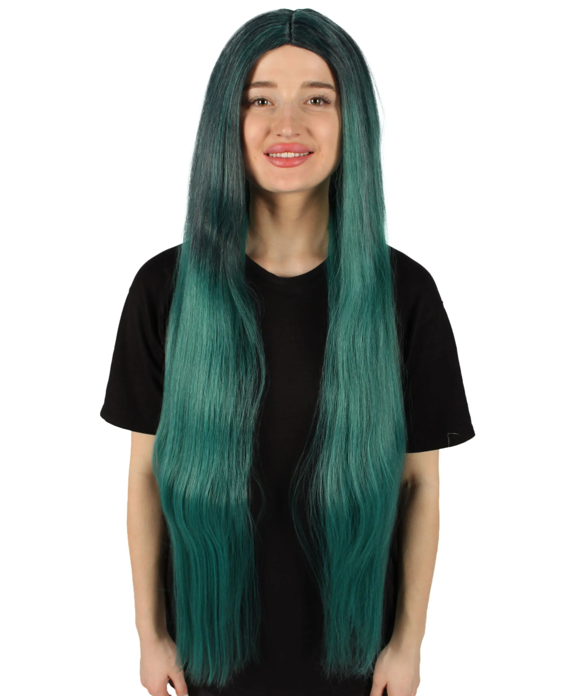 Adult Women's Extra Long Length 36" Inch No Bangs Cosplay Costume Hair Wig | HPO