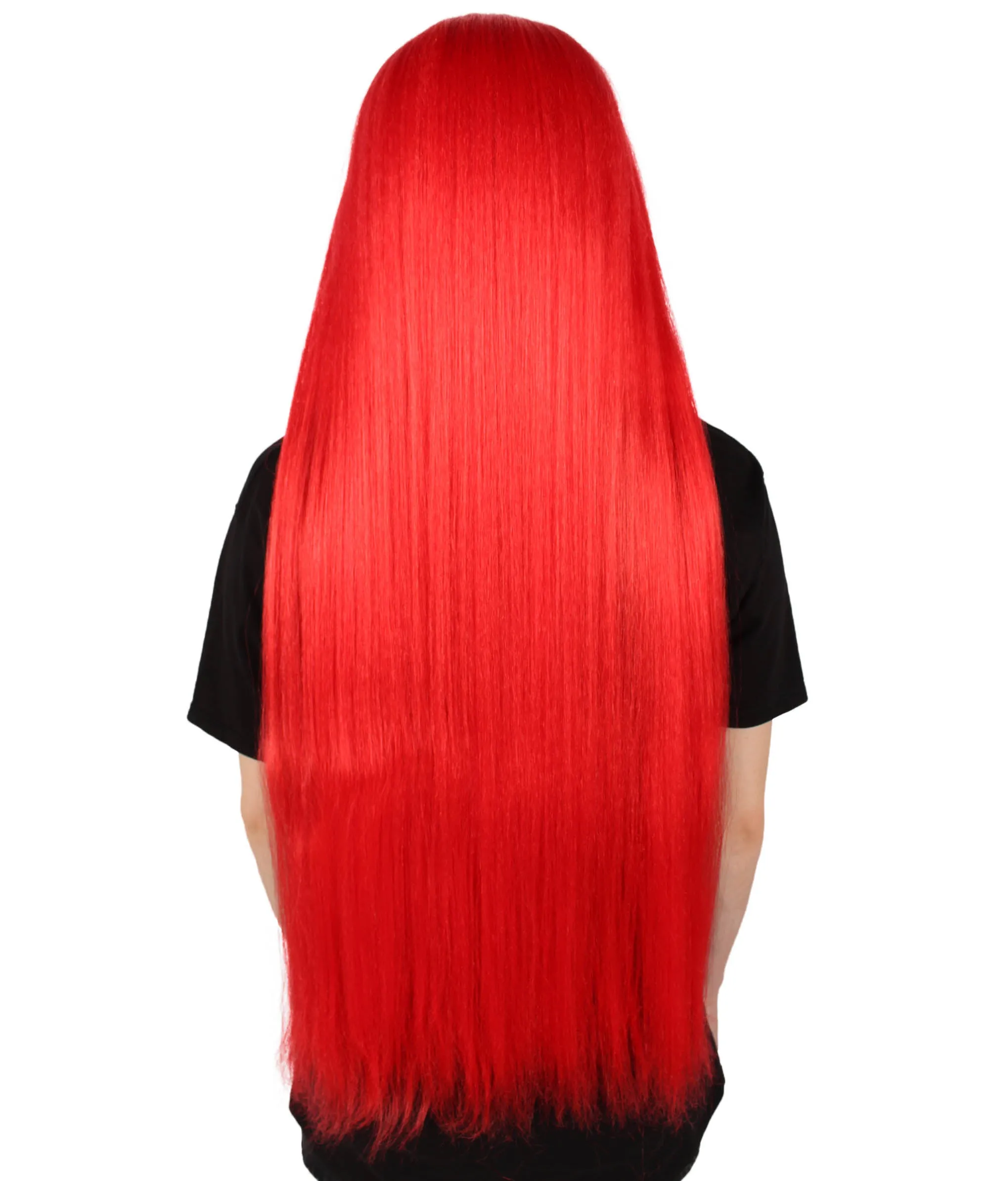 Adult Women's Extra Long Length 36" Inch No Bangs Cosplay Costume Hair Wig | HPO