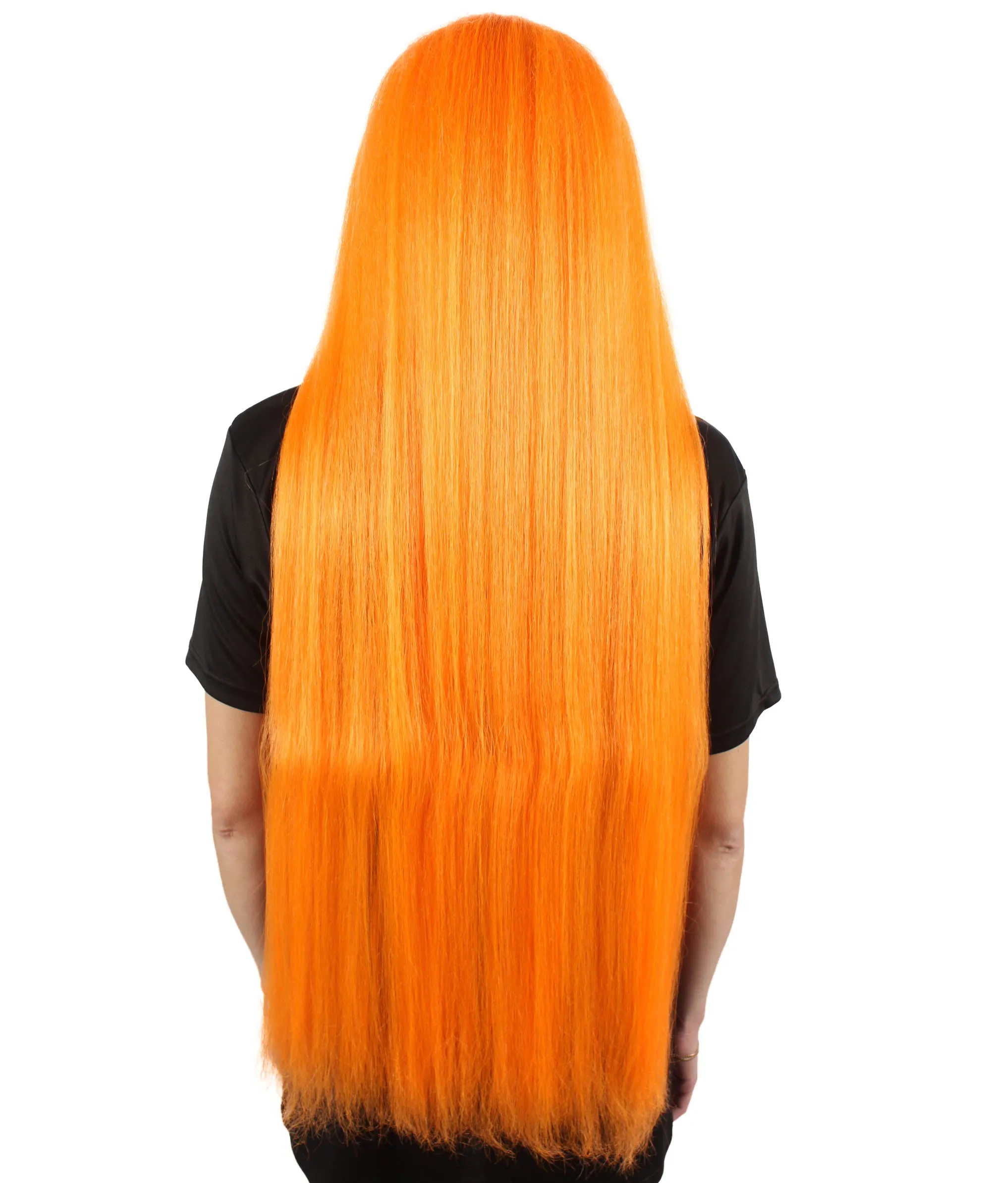 Adult Women's Extra Long Length 36" Inch No Bangs Cosplay Costume Hair Wig | HPO
