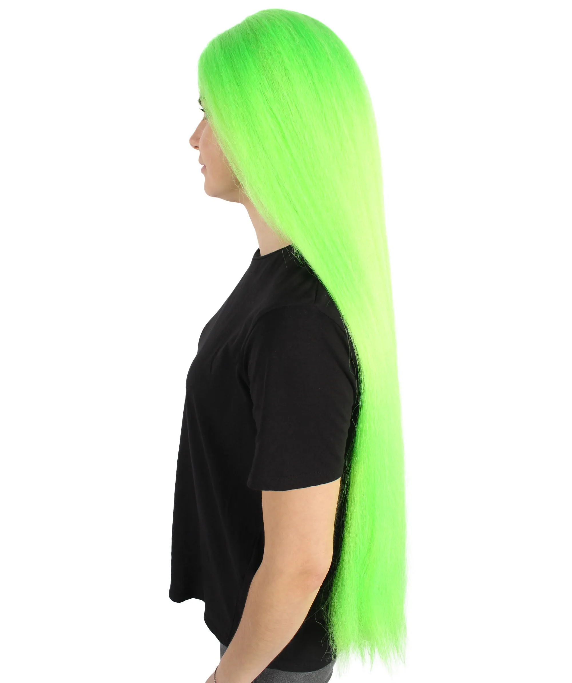 Adult Women's Extra Long Length 36" Inch No Bangs Cosplay Costume Hair Wig | HPO
