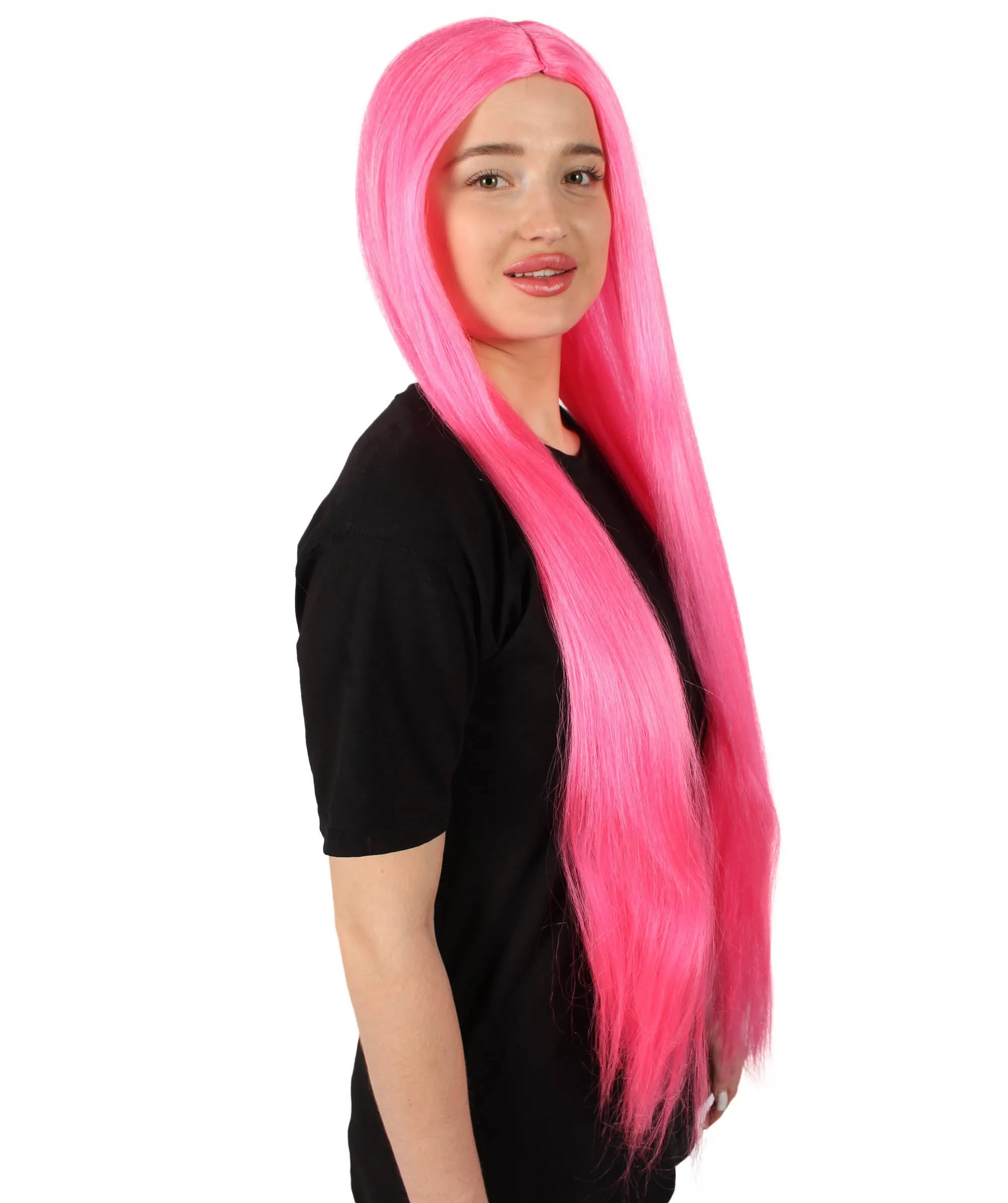 Adult Women's Extra Long Length 36" Inch No Bangs Cosplay Costume Hair Wig | HPO