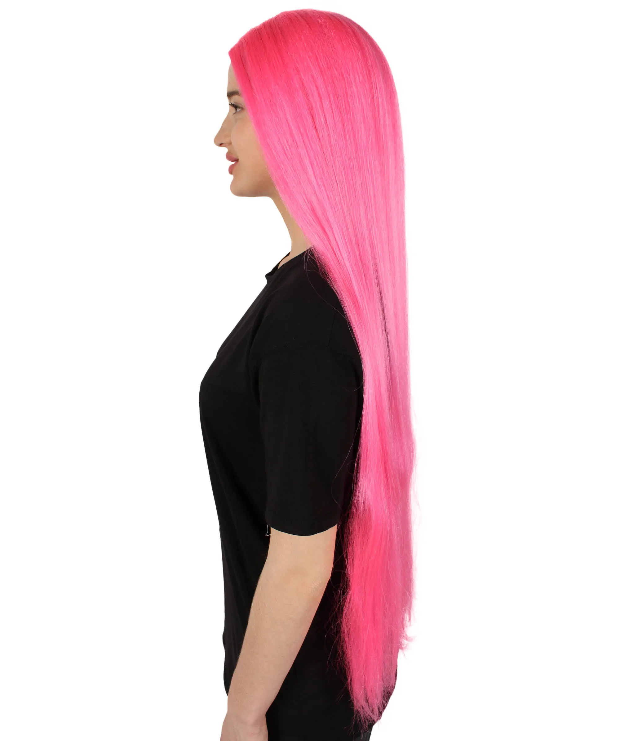 Adult Women's Extra Long Length 36" Inch No Bangs Cosplay Costume Hair Wig | HPO
