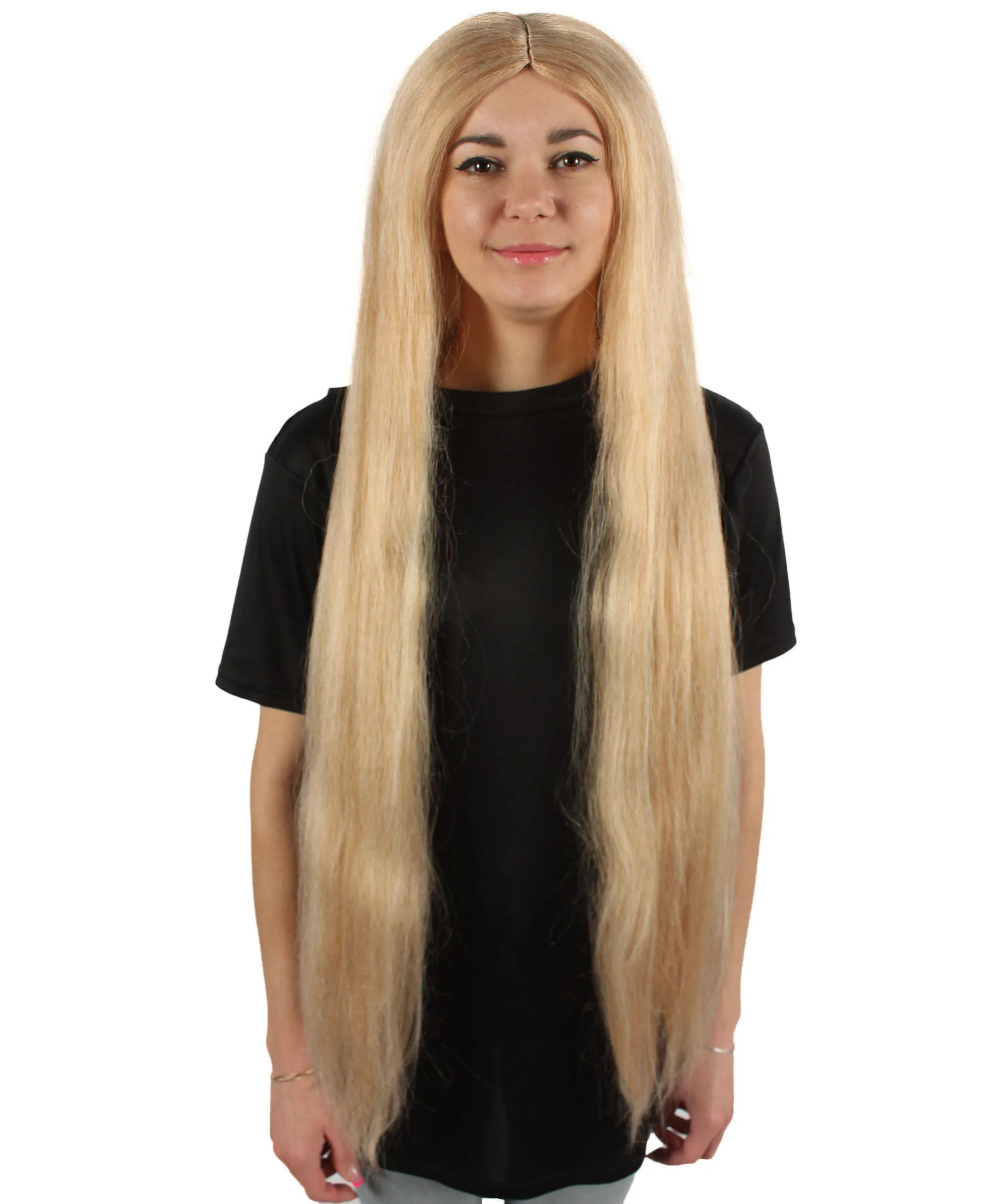 Adult Women's Extra Long Length 36" Inch No Bangs Cosplay Costume Hair Wig | HPO