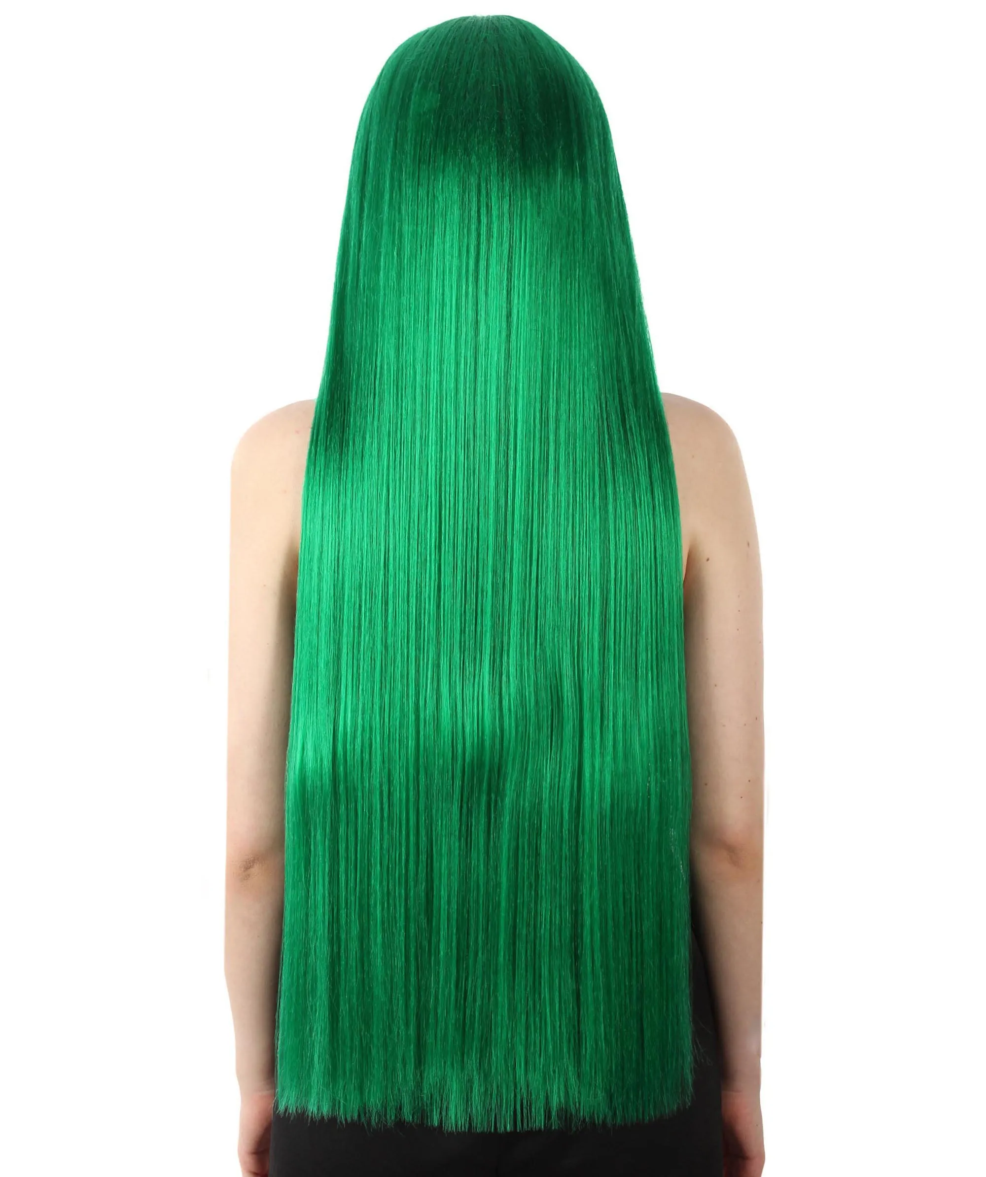 Adult Women's Extra Long Length 36" Inch No Bangs Cosplay Costume Hair Wig | HPO