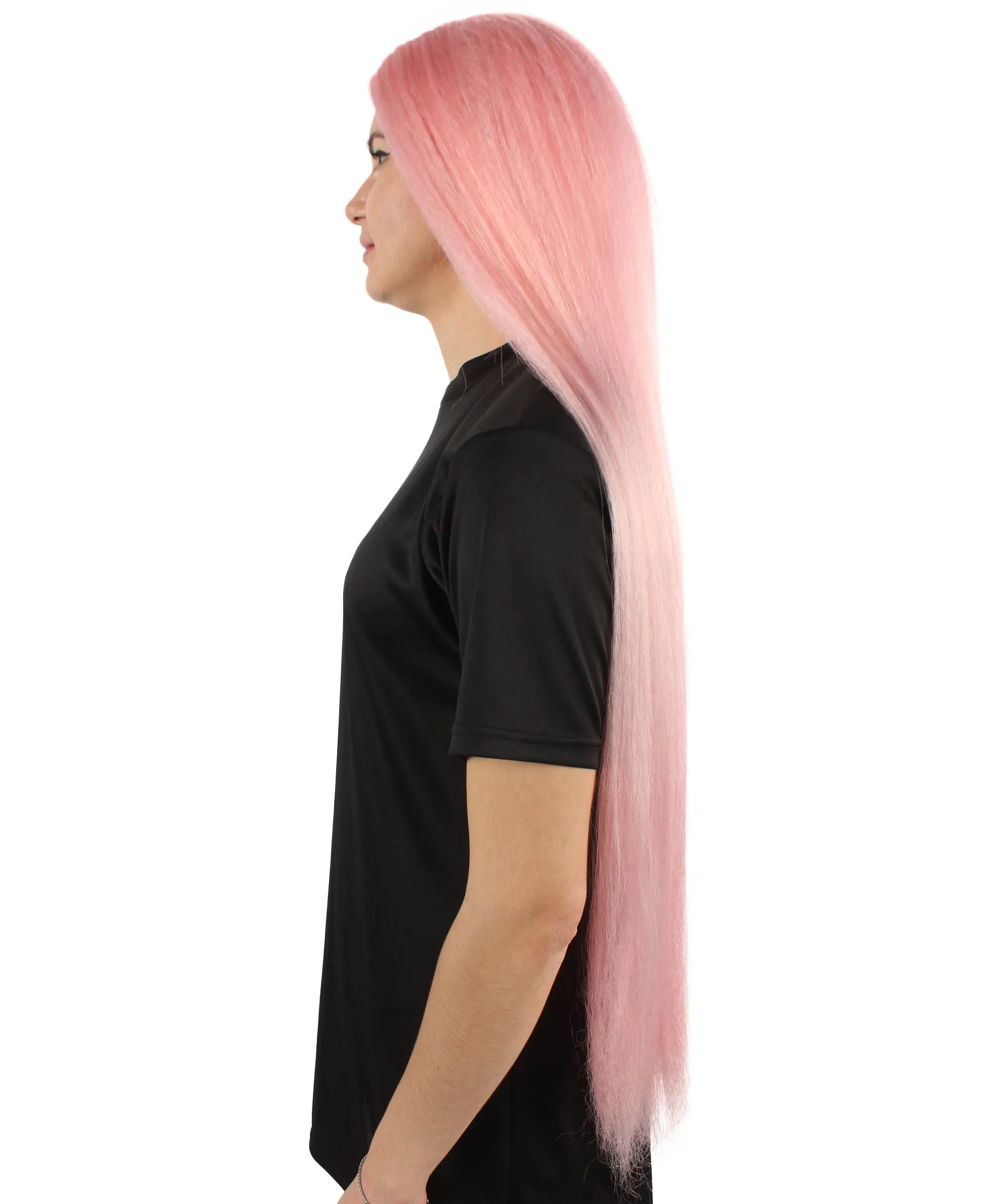Adult Women's Extra Long Length 36" Inch No Bangs Cosplay Costume Hair Wig | HPO