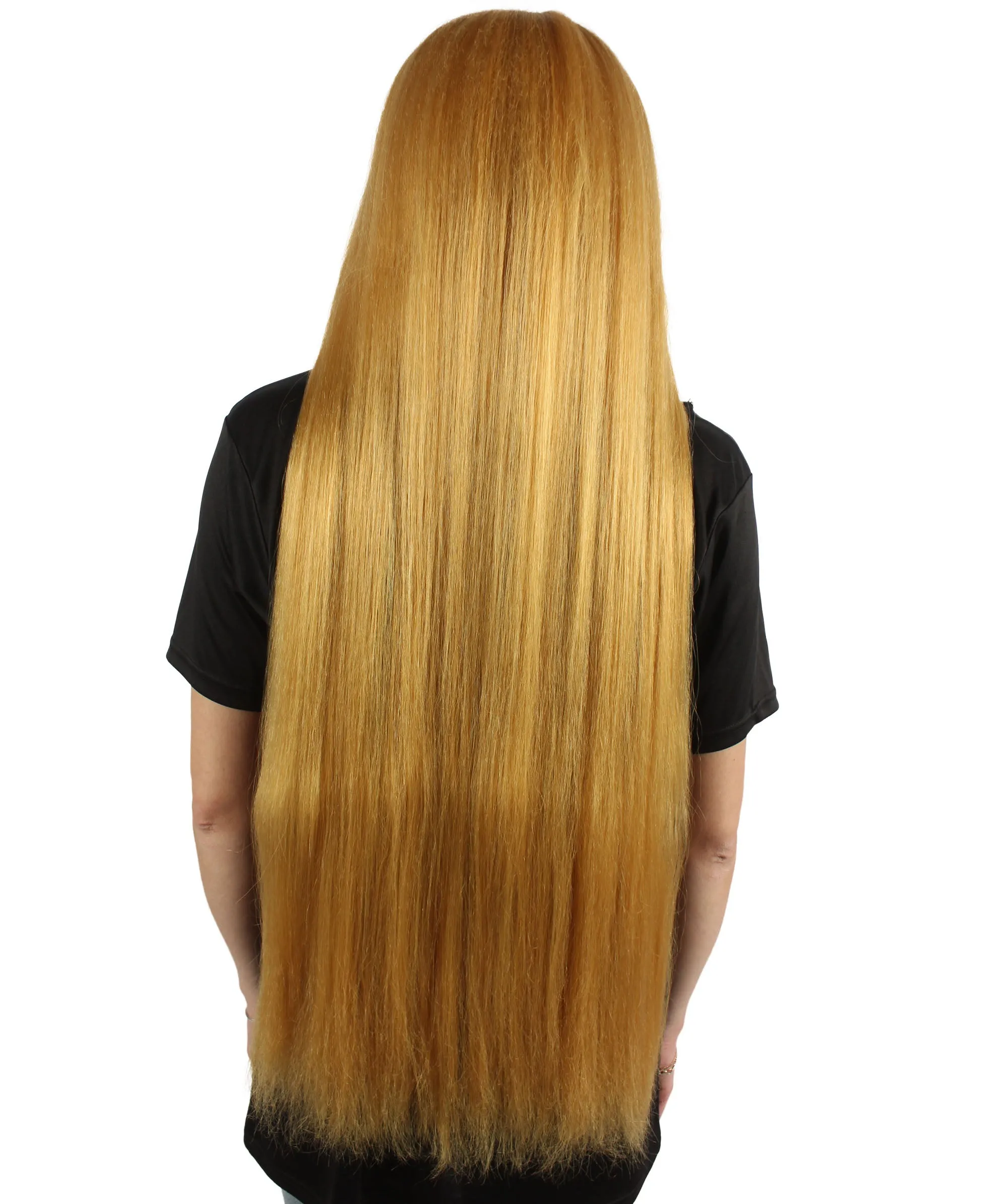 Adult Women's Extra Long Length 36" Inch No Bangs Cosplay Costume Hair Wig | HPO