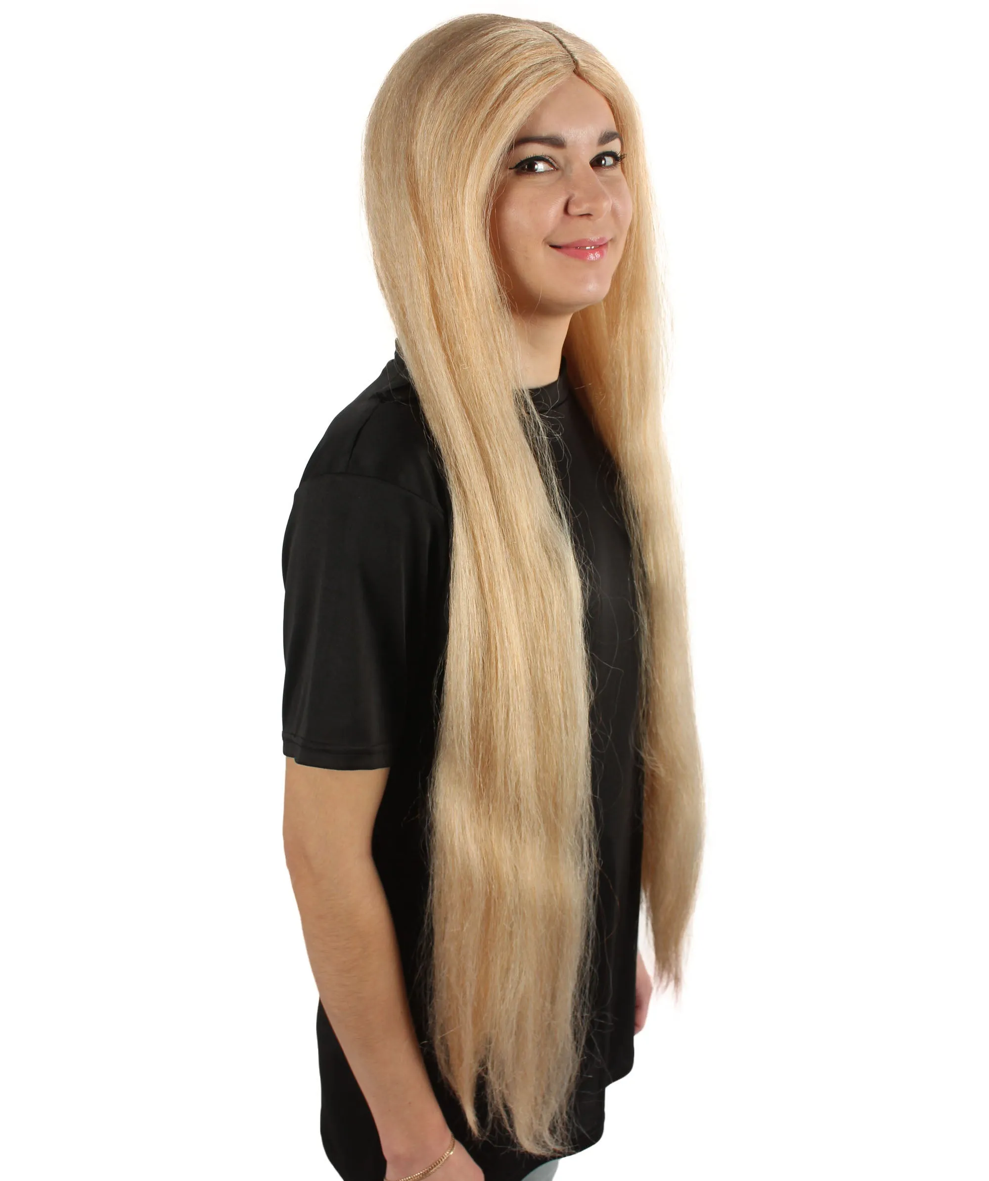Adult Women's Extra Long Length 36" Inch No Bangs Cosplay Costume Hair Wig | HPO