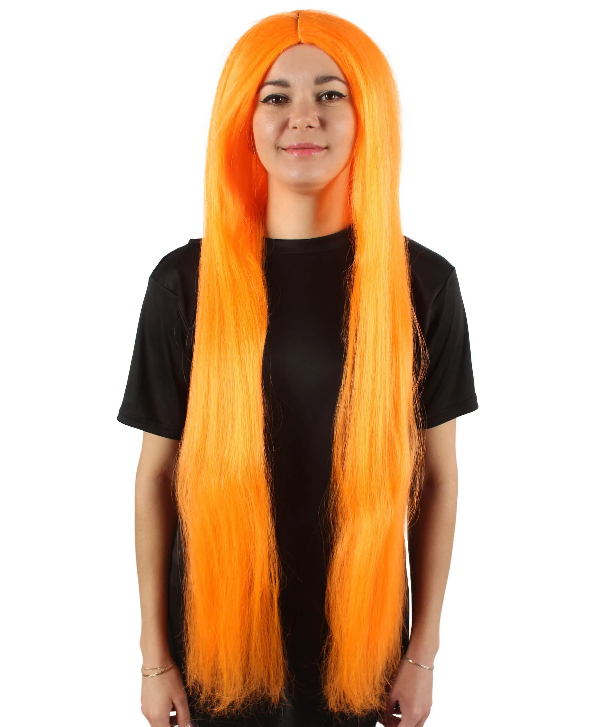 Adult Women's Extra Long Length 36" Inch No Bangs Cosplay Costume Hair Wig | HPO
