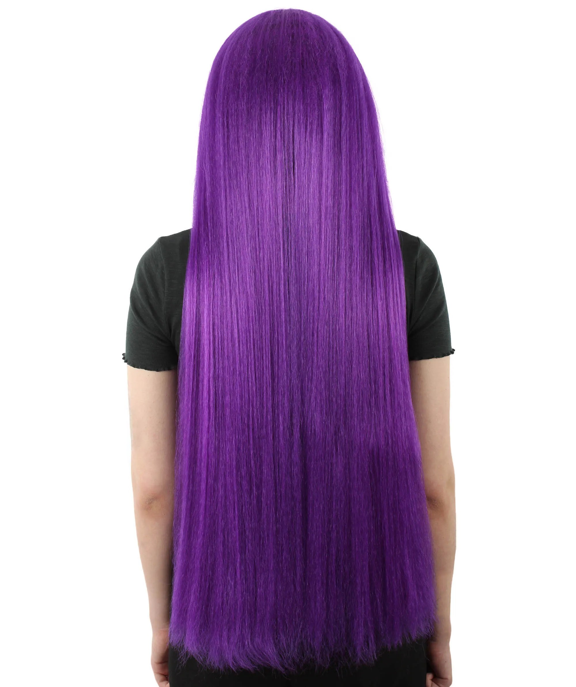 Adult Women's Extra Long Length 36" Inch No Bangs Cosplay Costume Hair Wig | HPO
