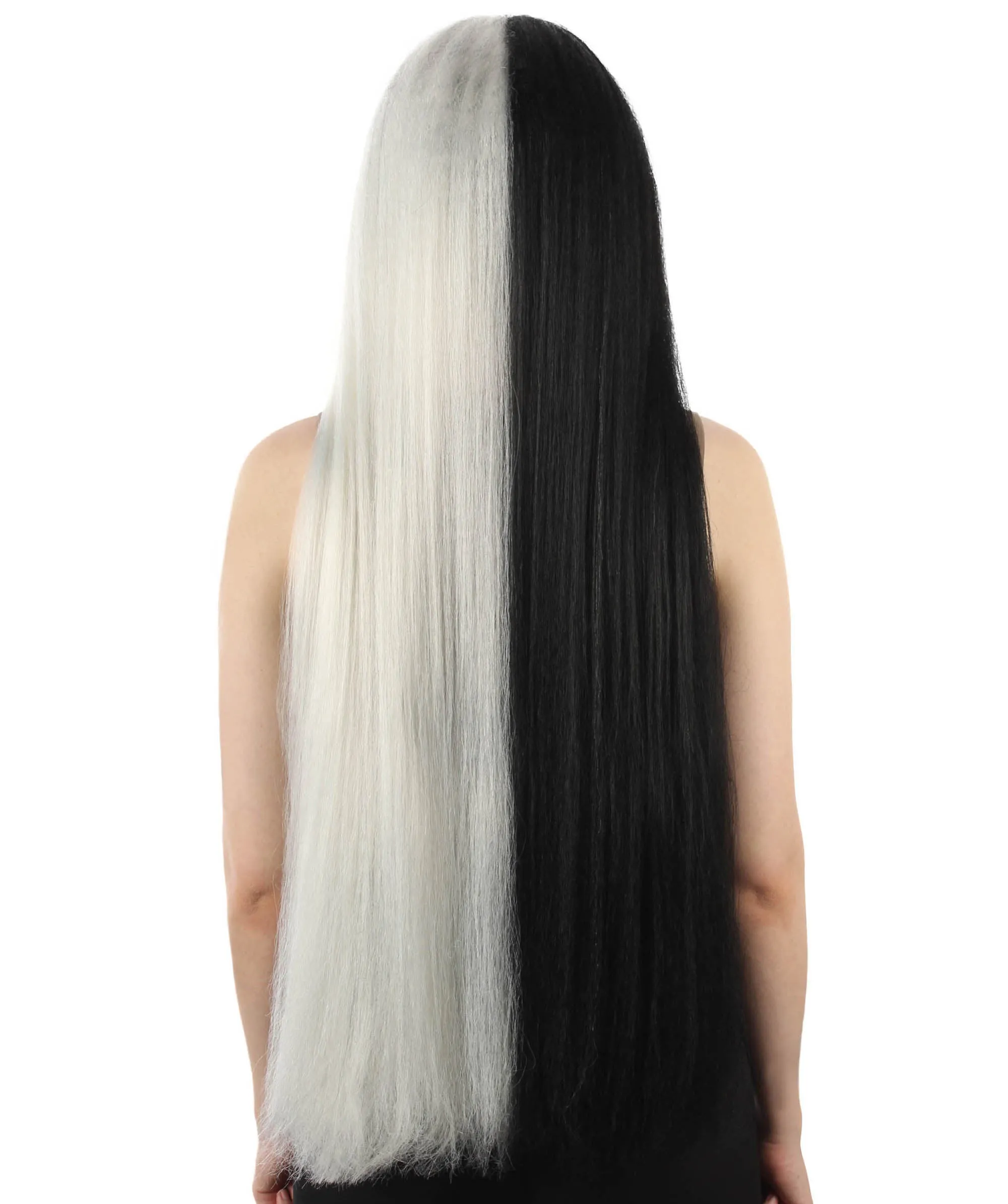 Adult Women's Extra Long Length 36" Inch No Bangs Cosplay Costume Hair Wig | HPO