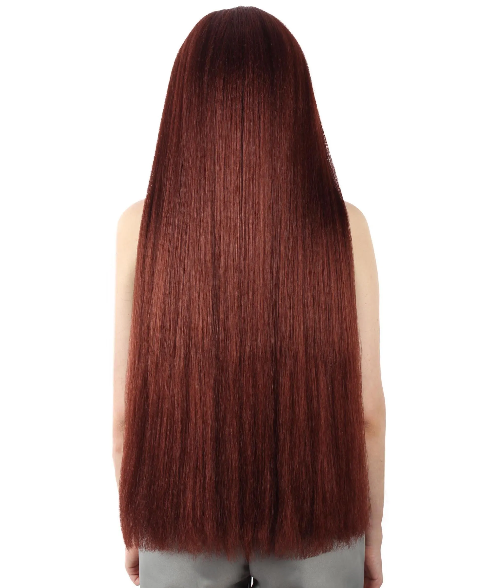 Adult Women's Extra Long Length 36" Inch No Bangs Cosplay Costume Hair Wig | HPO