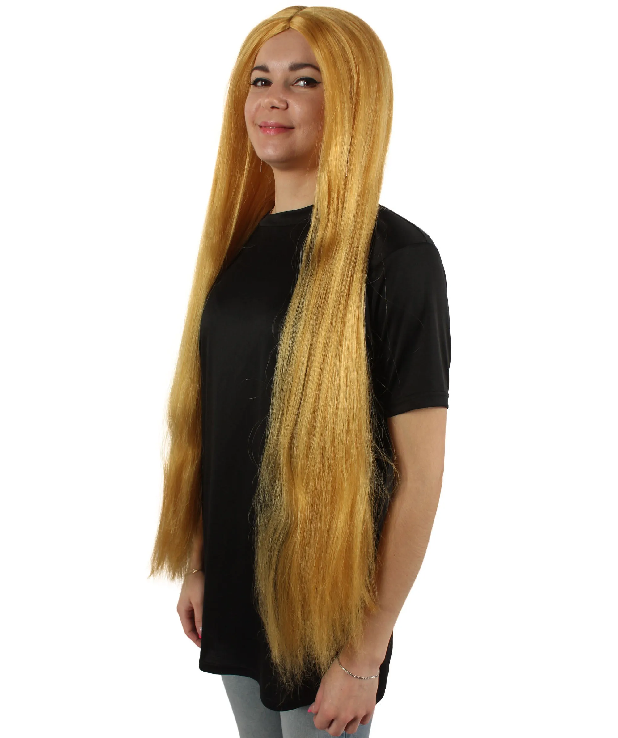 Adult Women's Extra Long Length 36" Inch No Bangs Cosplay Costume Hair Wig | HPO