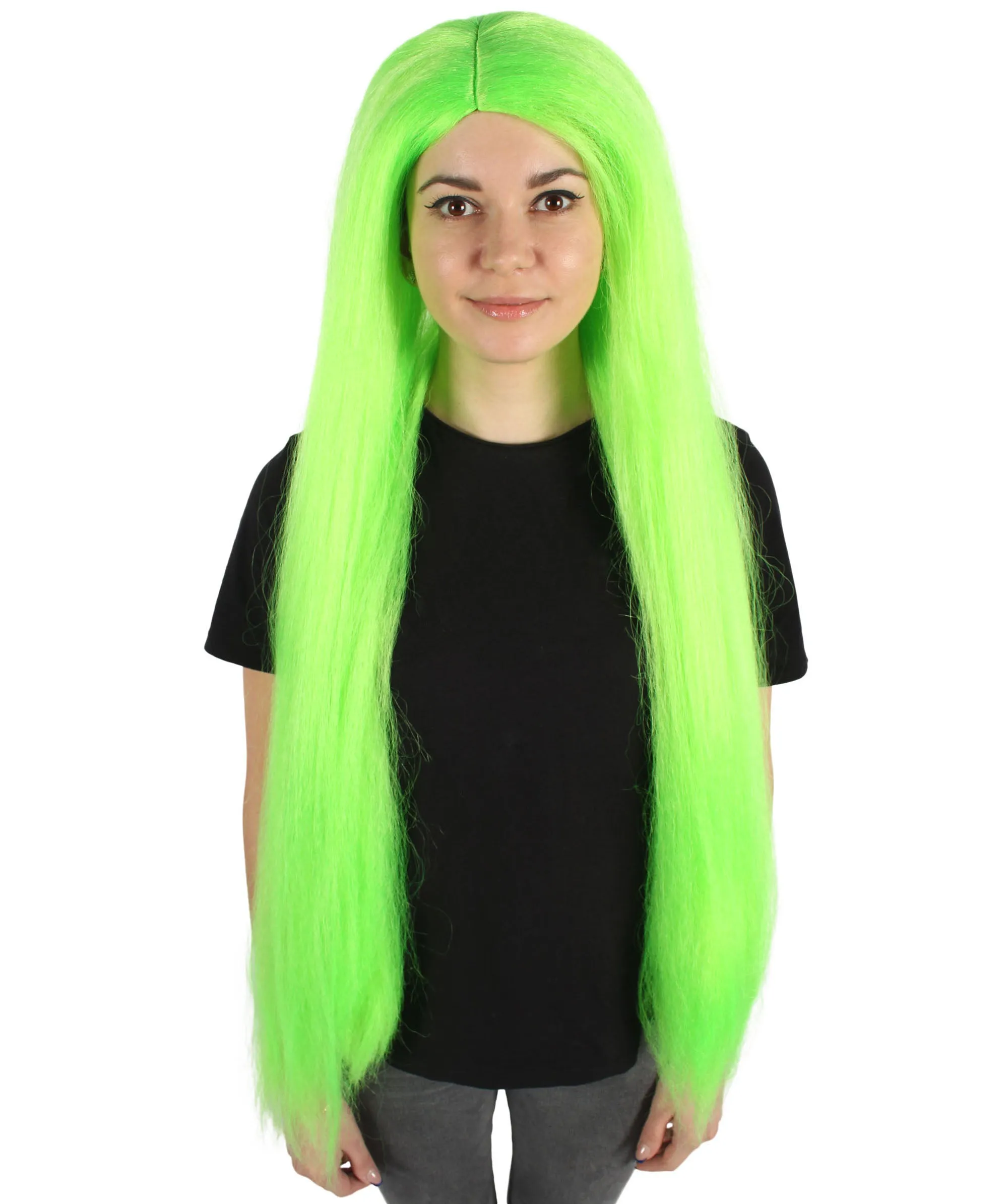 Adult Women's Extra Long Length 36" Inch No Bangs Cosplay Costume Hair Wig | HPO
