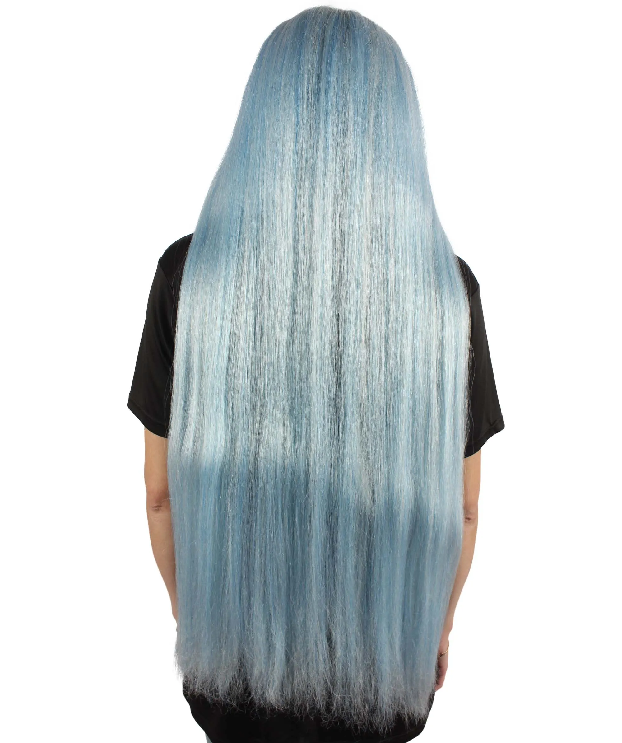 Adult Women's Extra Long Length 36" Inch No Bangs Cosplay Costume Hair Wig | HPO