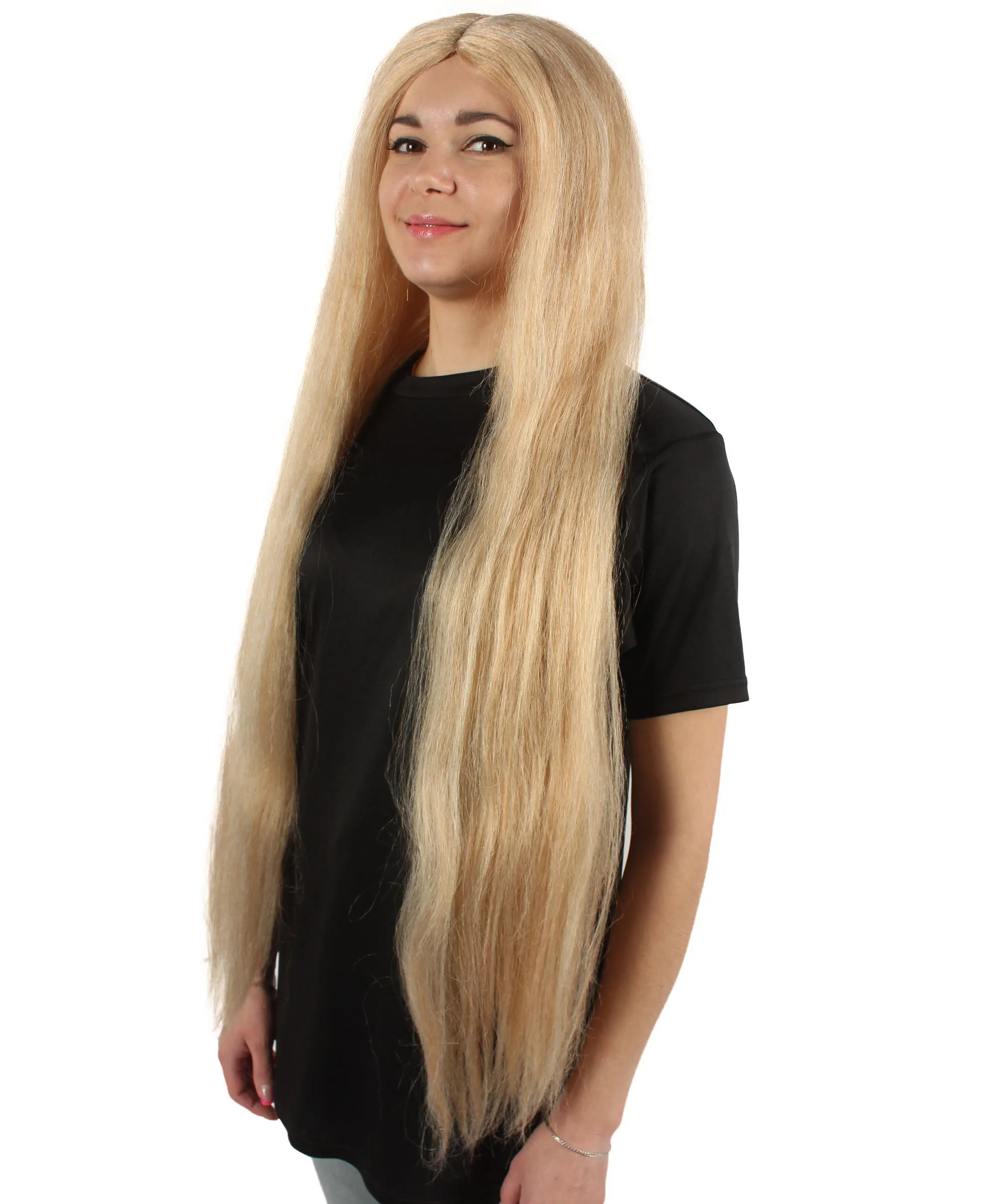 Adult Women's Extra Long Length 36" Inch No Bangs Cosplay Costume Hair Wig | HPO