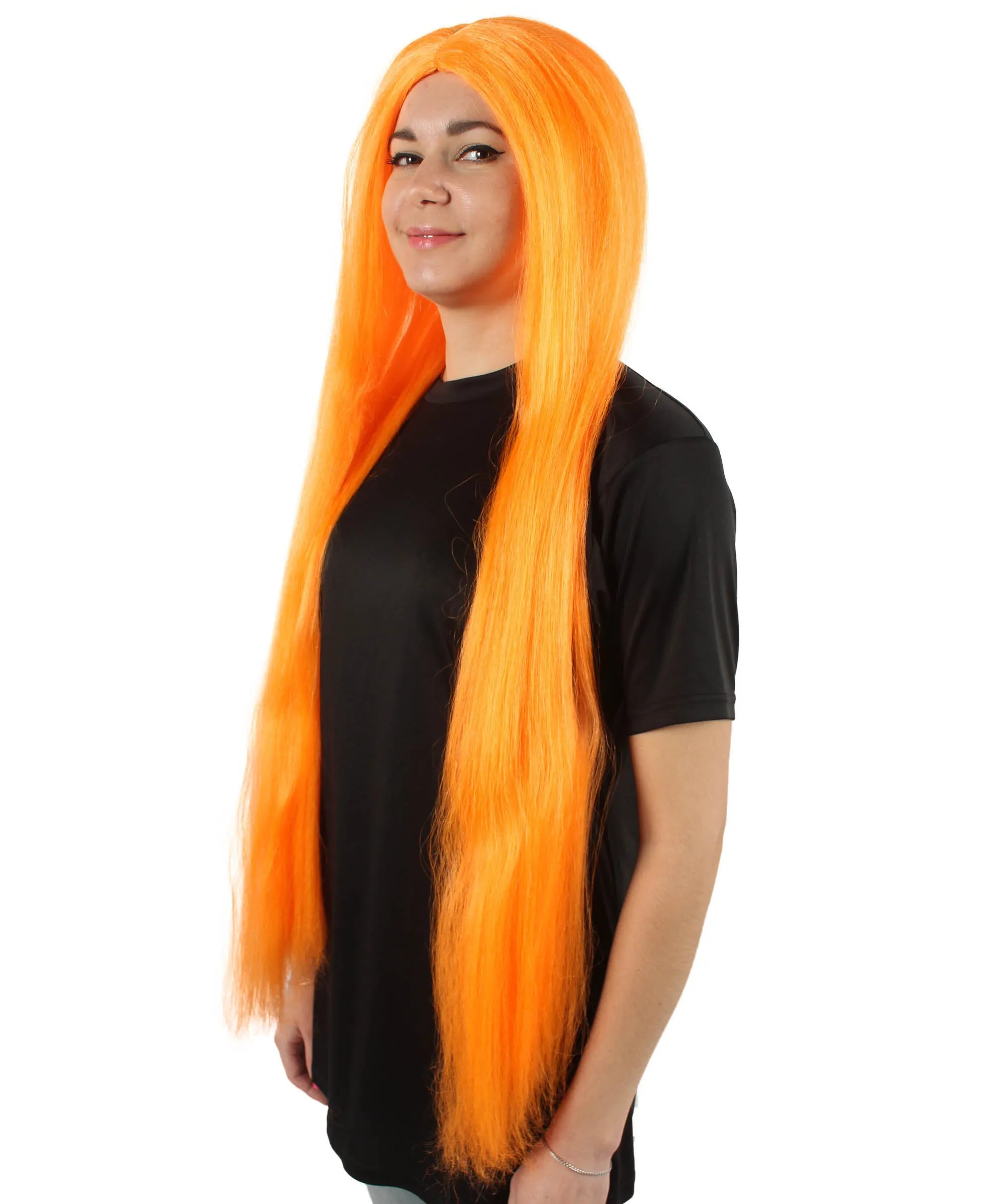 Adult Women's Extra Long Length 36" Inch No Bangs Cosplay Costume Hair Wig | HPO