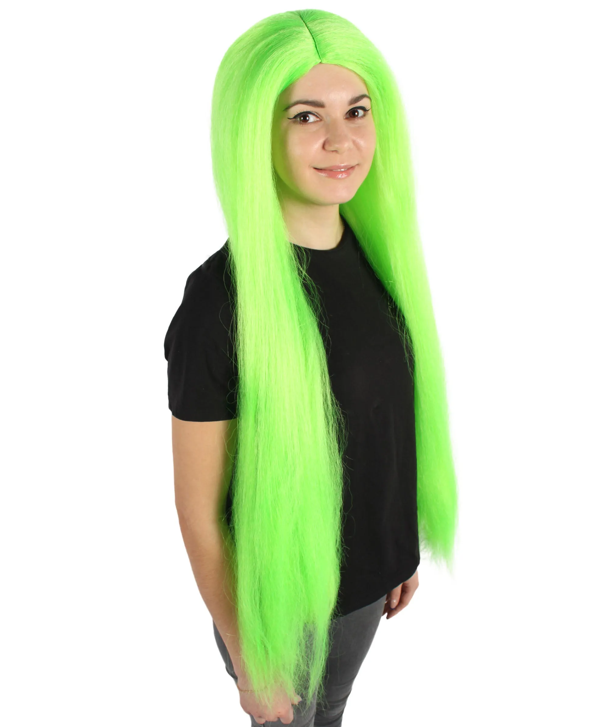 Adult Women's Extra Long Length 36" Inch No Bangs Cosplay Costume Hair Wig | HPO