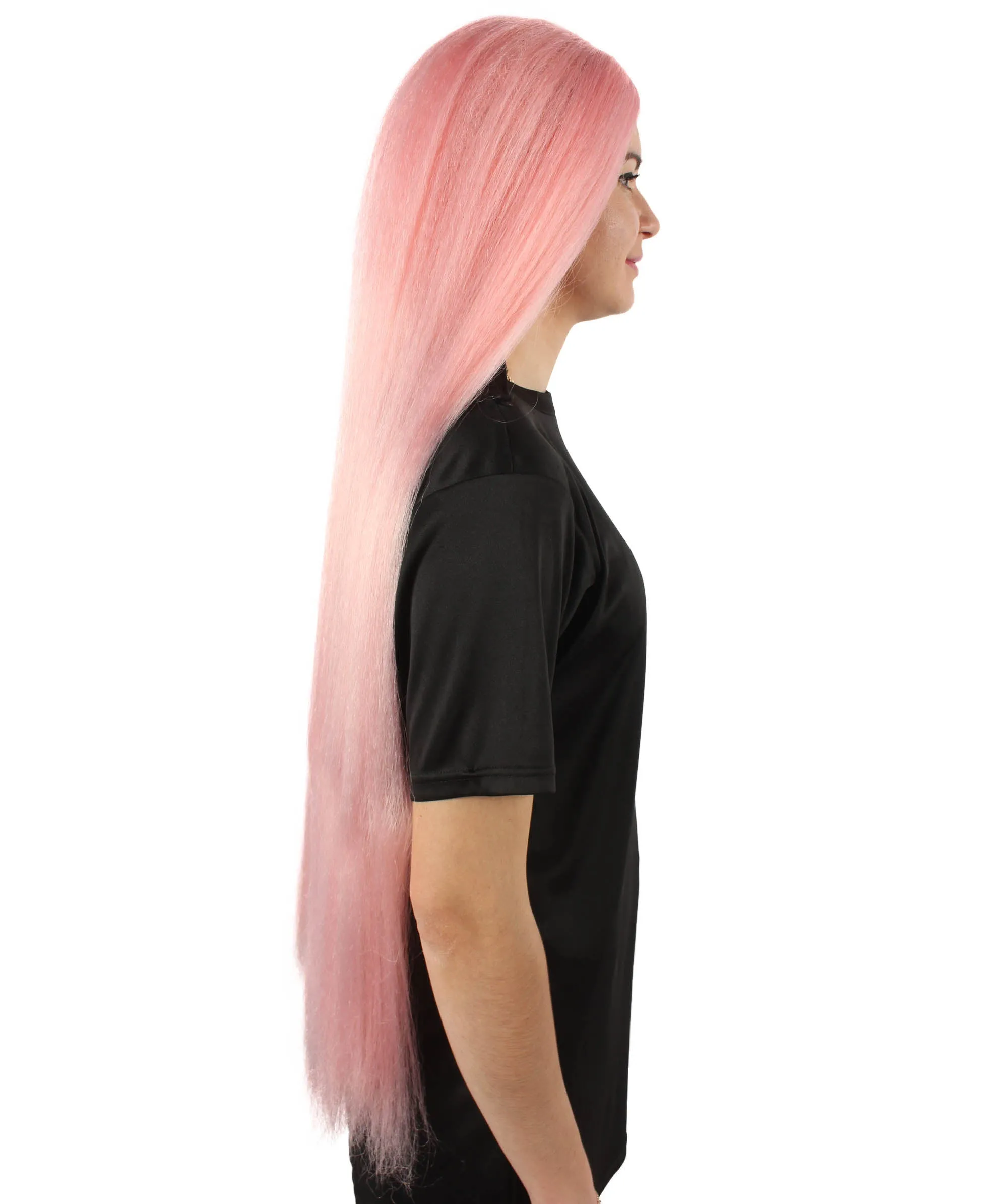 Adult Women's Extra Long Length 36" Inch No Bangs Cosplay Costume Hair Wig | HPO