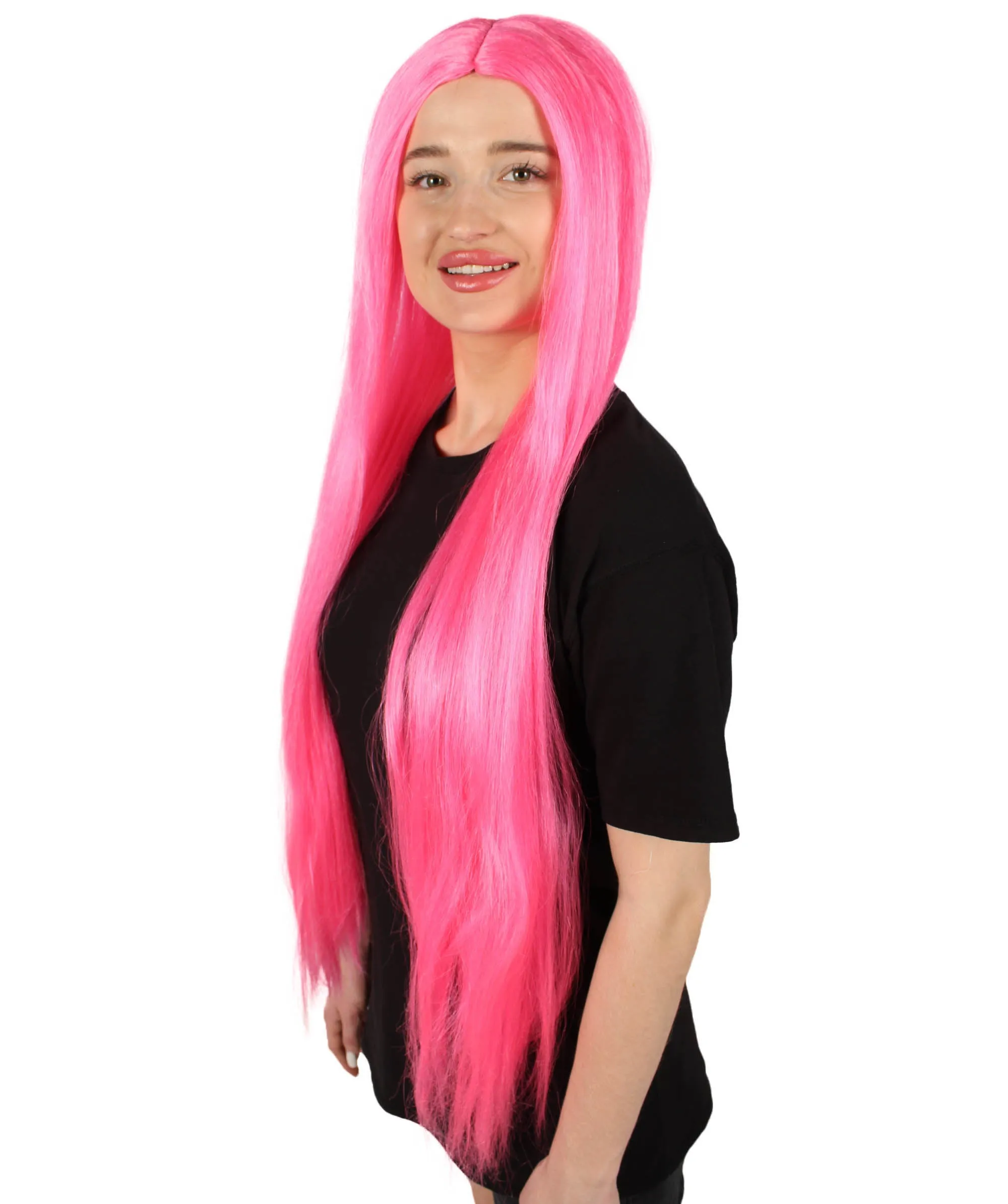 Adult Women's Extra Long Length 36" Inch No Bangs Cosplay Costume Hair Wig | HPO