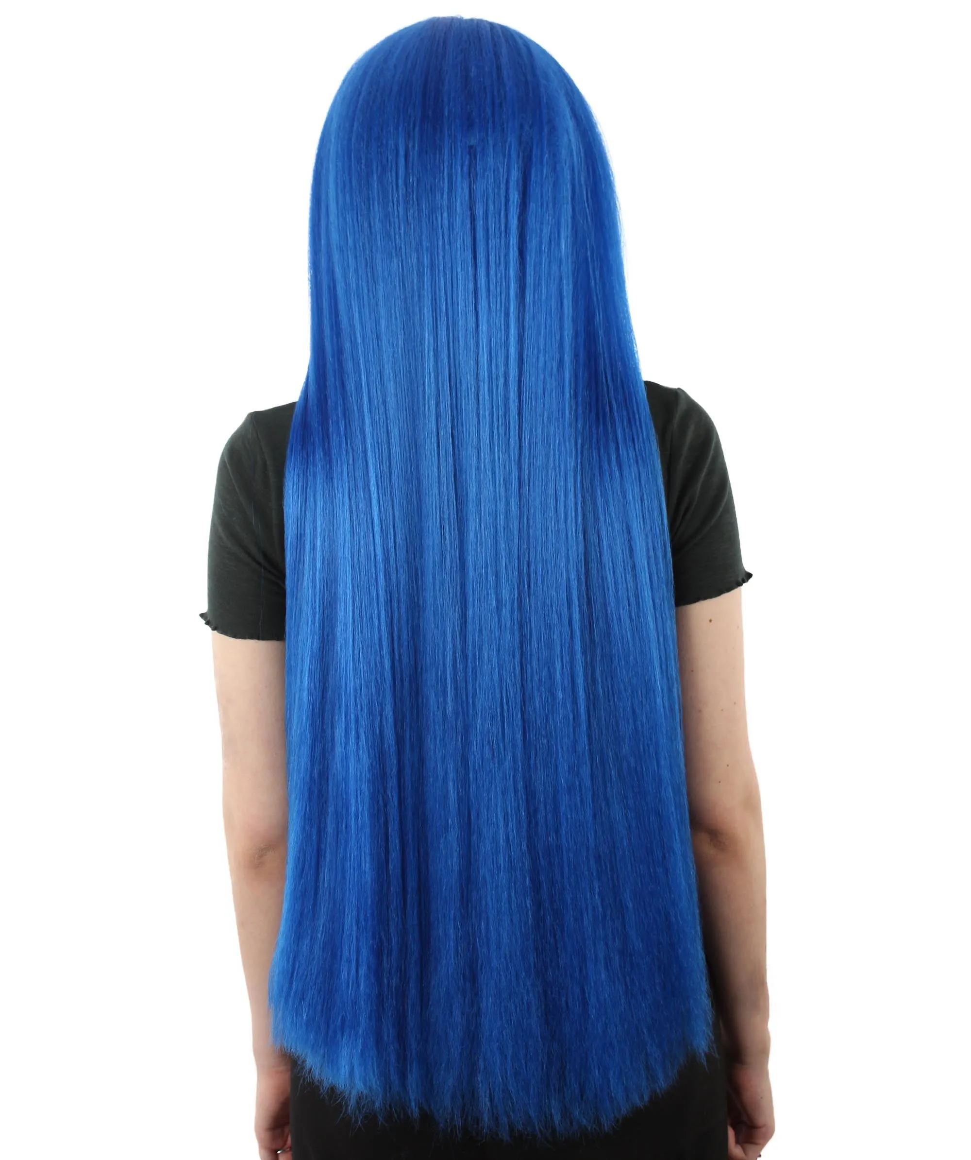 Adult Women's Extra Long Length 36" Inch No Bangs Cosplay Costume Hair Wig | HPO