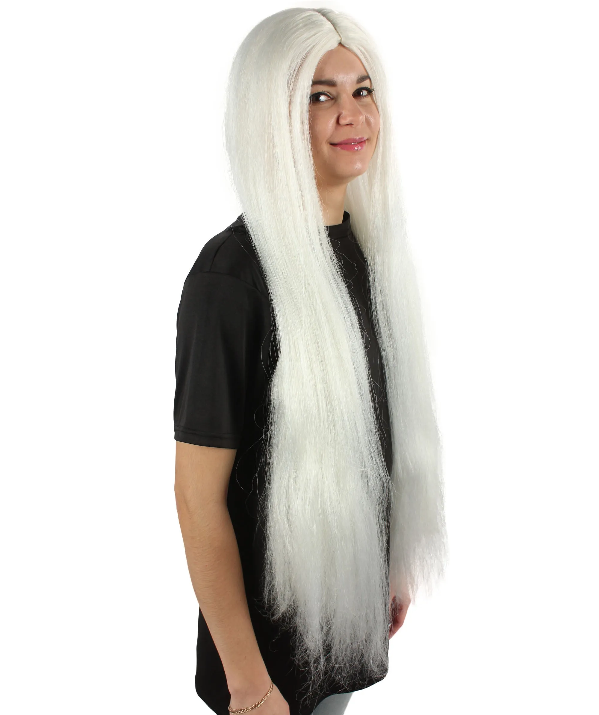 Adult Women's Extra Long Length 36" Inch No Bangs Cosplay Costume Hair Wig | HPO