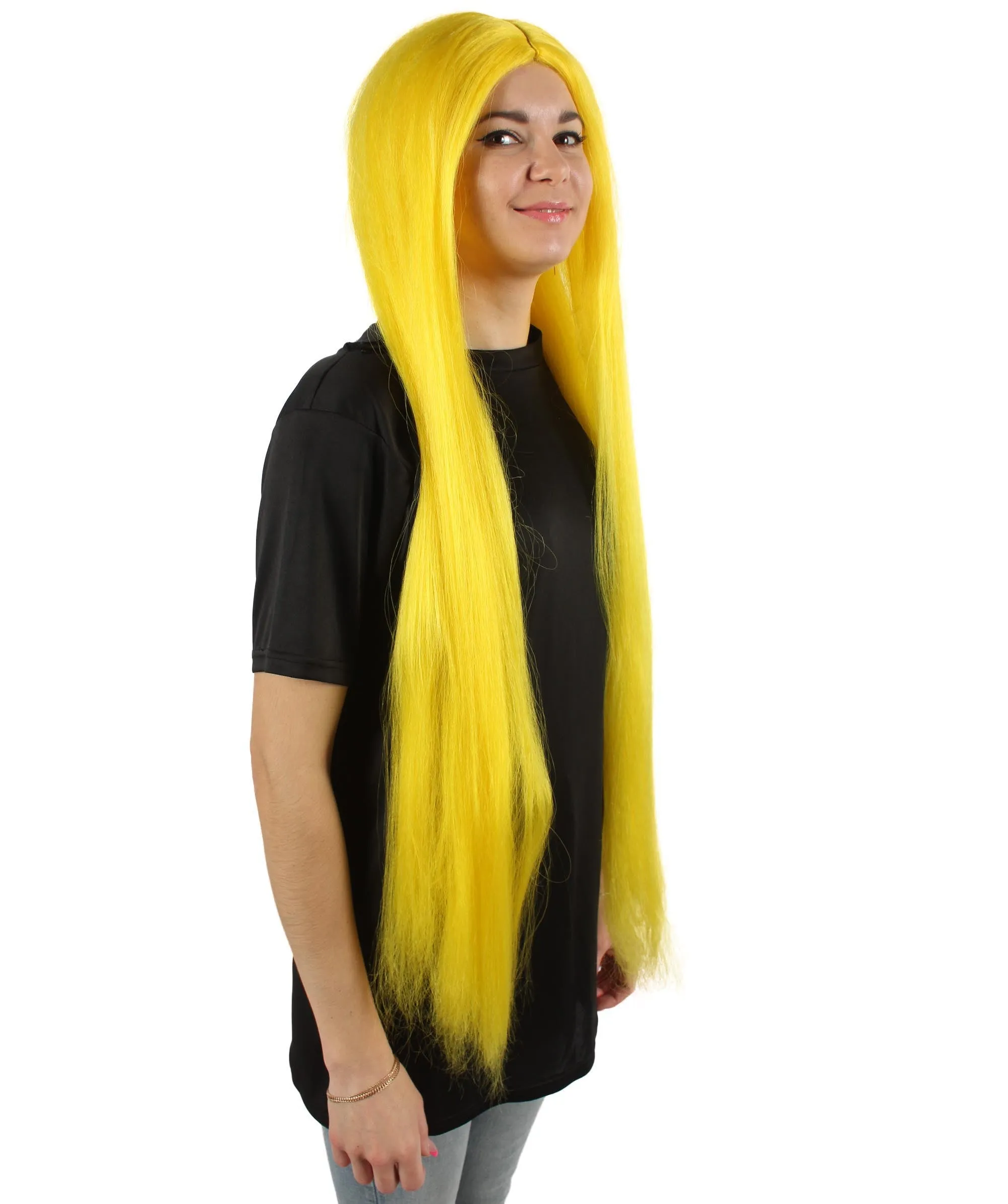 Adult Women's Extra Long Length 36" Inch No Bangs Cosplay Costume Hair Wig | HPO