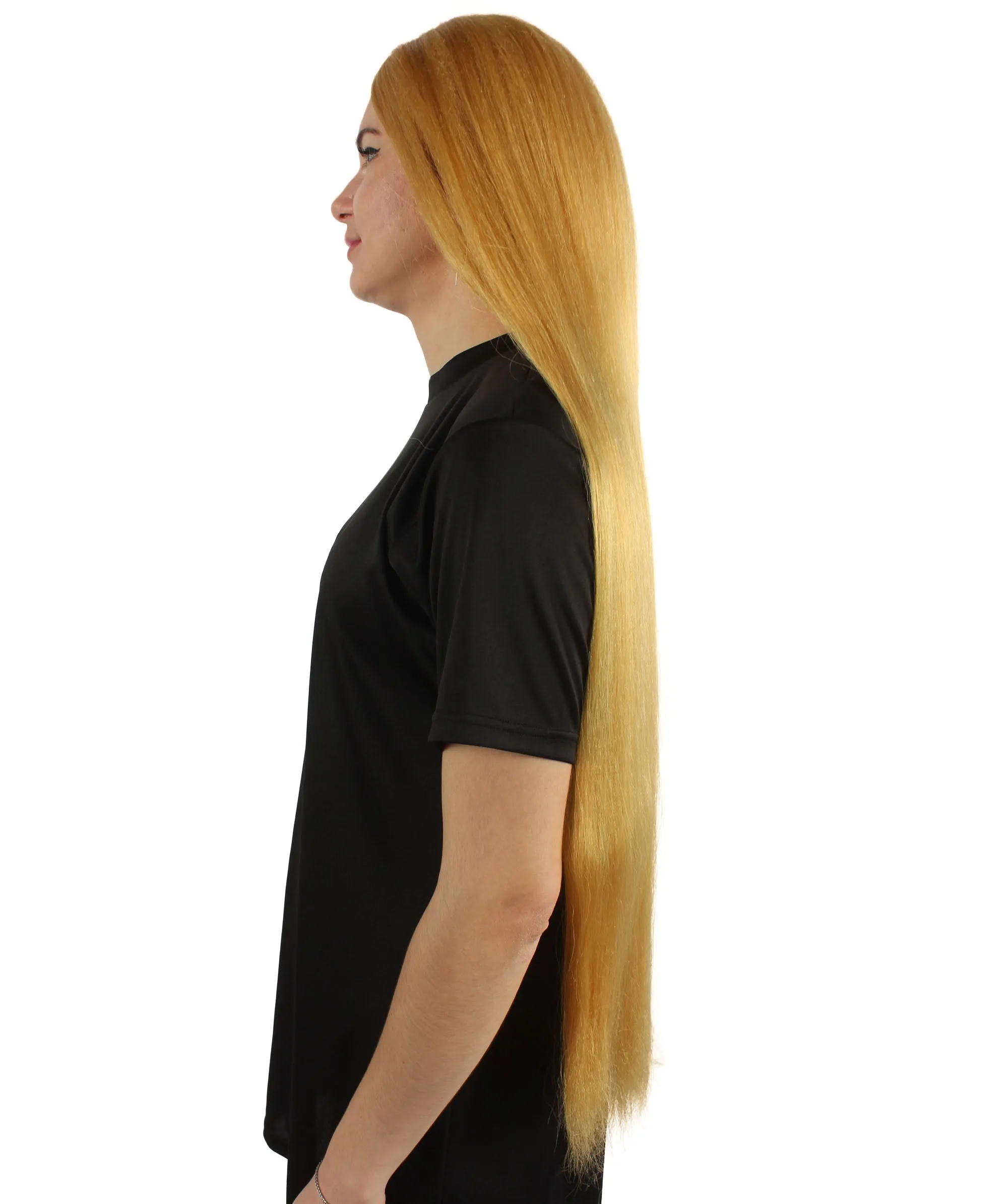 Adult Women's Extra Long Length 36" Inch No Bangs Cosplay Costume Hair Wig | HPO