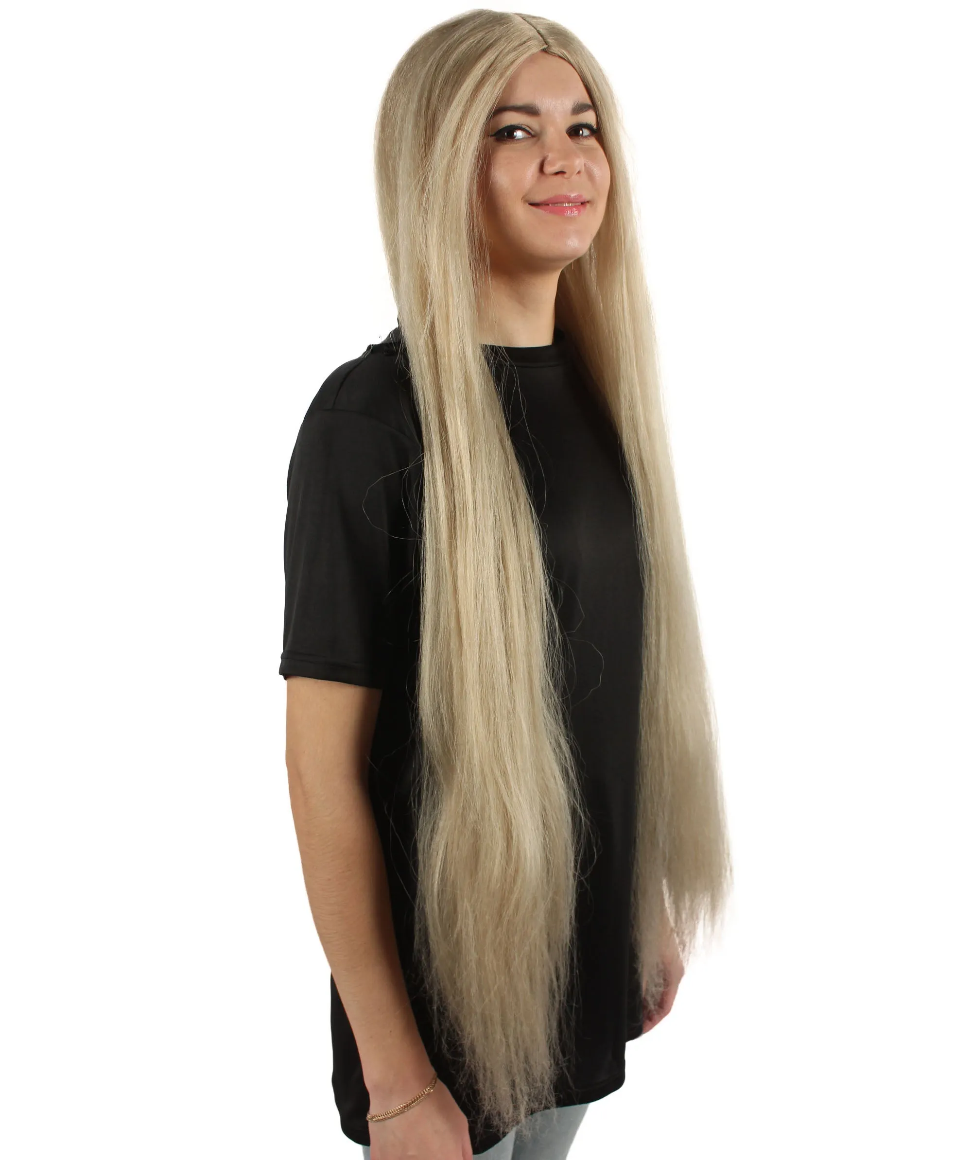 Adult Women's Extra Long Length 36" Inch No Bangs Cosplay Costume Hair Wig | HPO