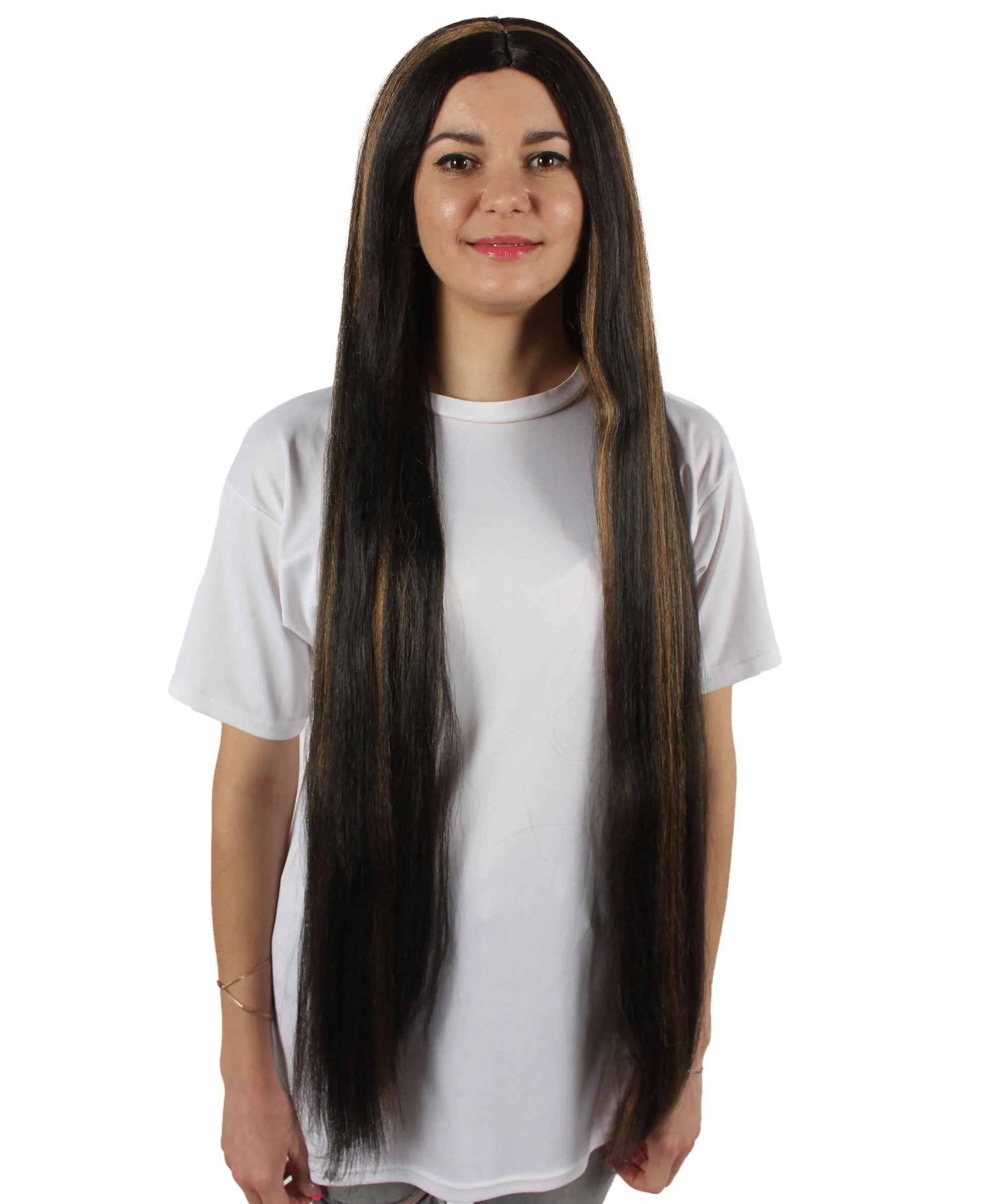 Adult Women's Extra Long Length 36" Inch No Bangs Cosplay Costume Hair Wig | HPO