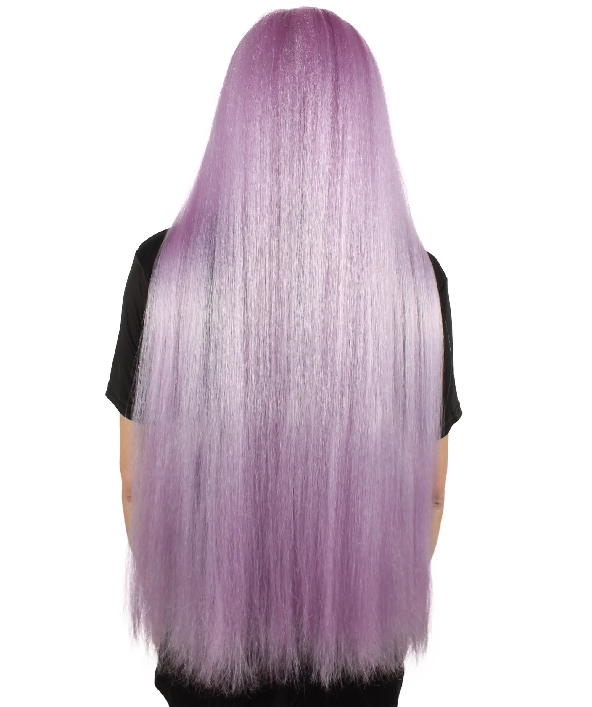 Adult Women's Extra Long Length 36" Inch No Bangs Cosplay Costume Hair Wig | HPO