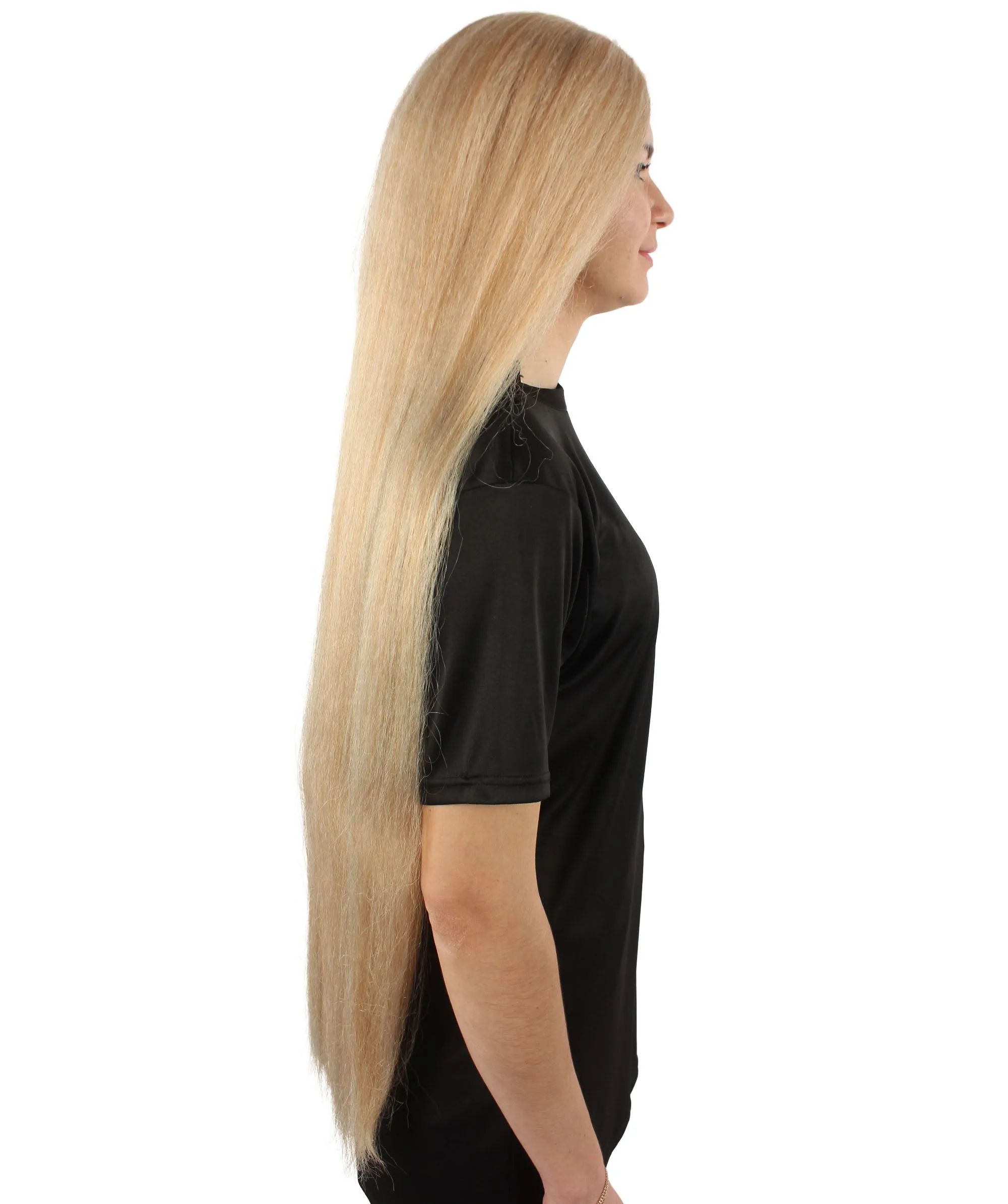 Adult Women's Extra Long Length 36" Inch No Bangs Cosplay Costume Hair Wig | HPO