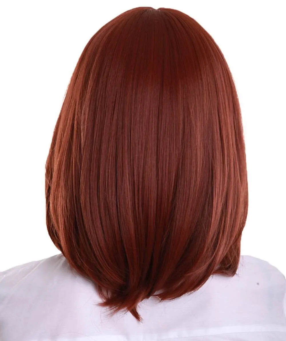 Adult Women’s Shoulder Length Bob Wig | Multiple Color Options | Breathable Capless Cap | Flame-retardant Synthetic Fiber